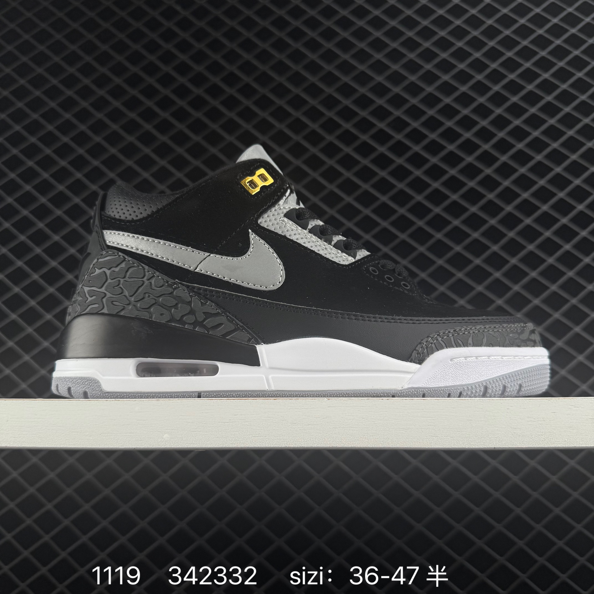 Nike Air Jordan 3 Retro AIR JORDAN:CK4348-007:36 — Premium Replica
