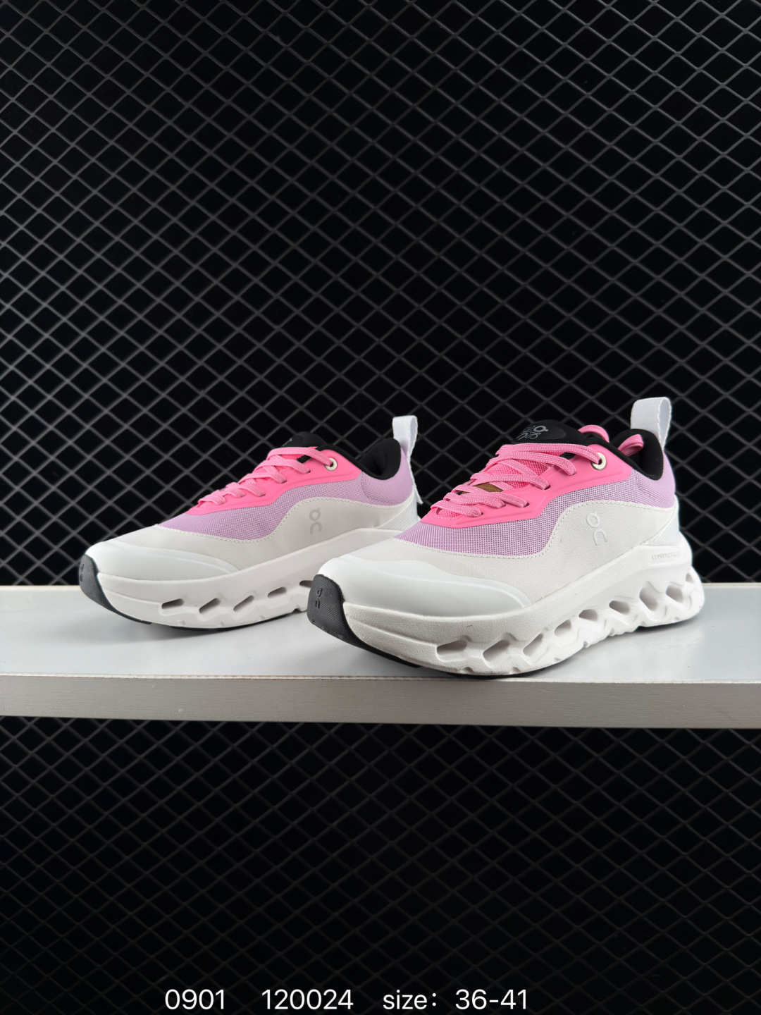 On Running Loewe Cloudtilt White Hot Pink Lavender Black EU 36-41 Running Shoe Running Sneakers - Unisex BS-85507