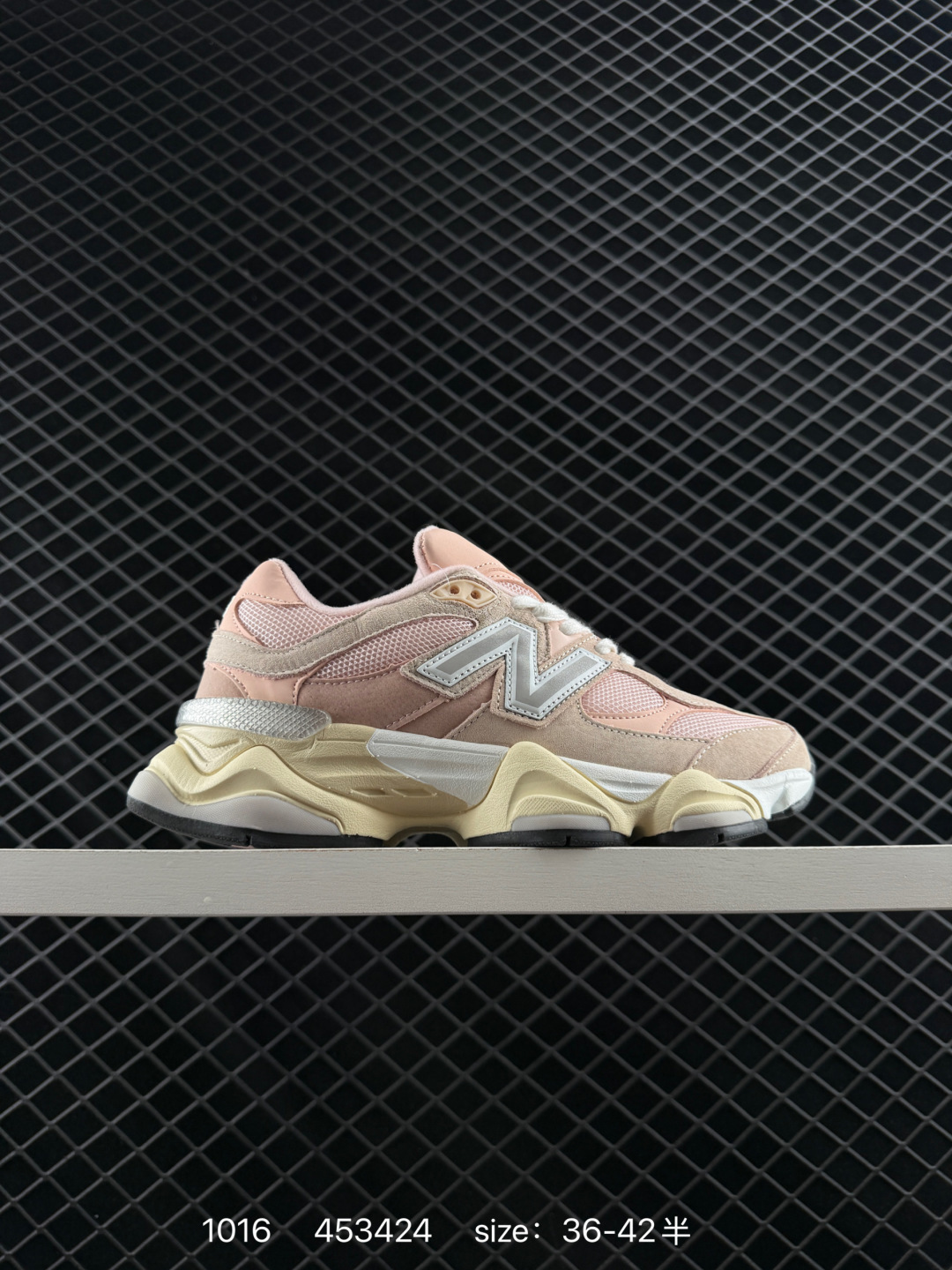 New Balance 9060 Pink Beige White Silver Cream EU 36-42 Sneaker Unisex BS-82710