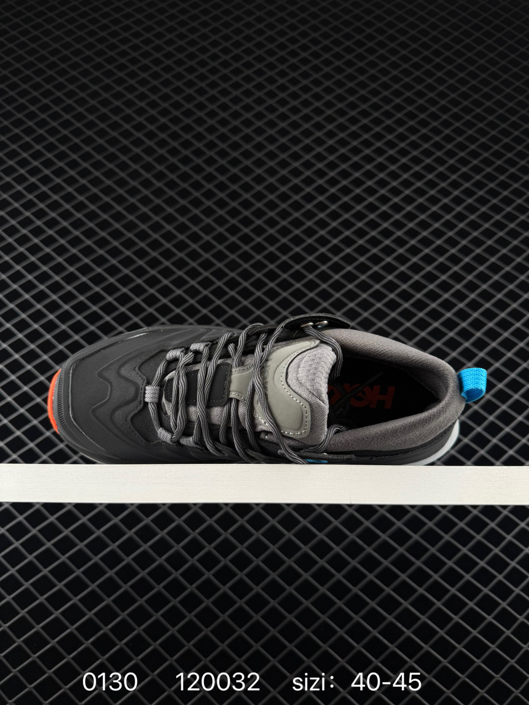 HOKA ONE ONE KAHA 3 HIGH GTX Black Grey Blue Orange EU 40-45 Trail Shoe Trail Running Sneakers - Men s BS-86305