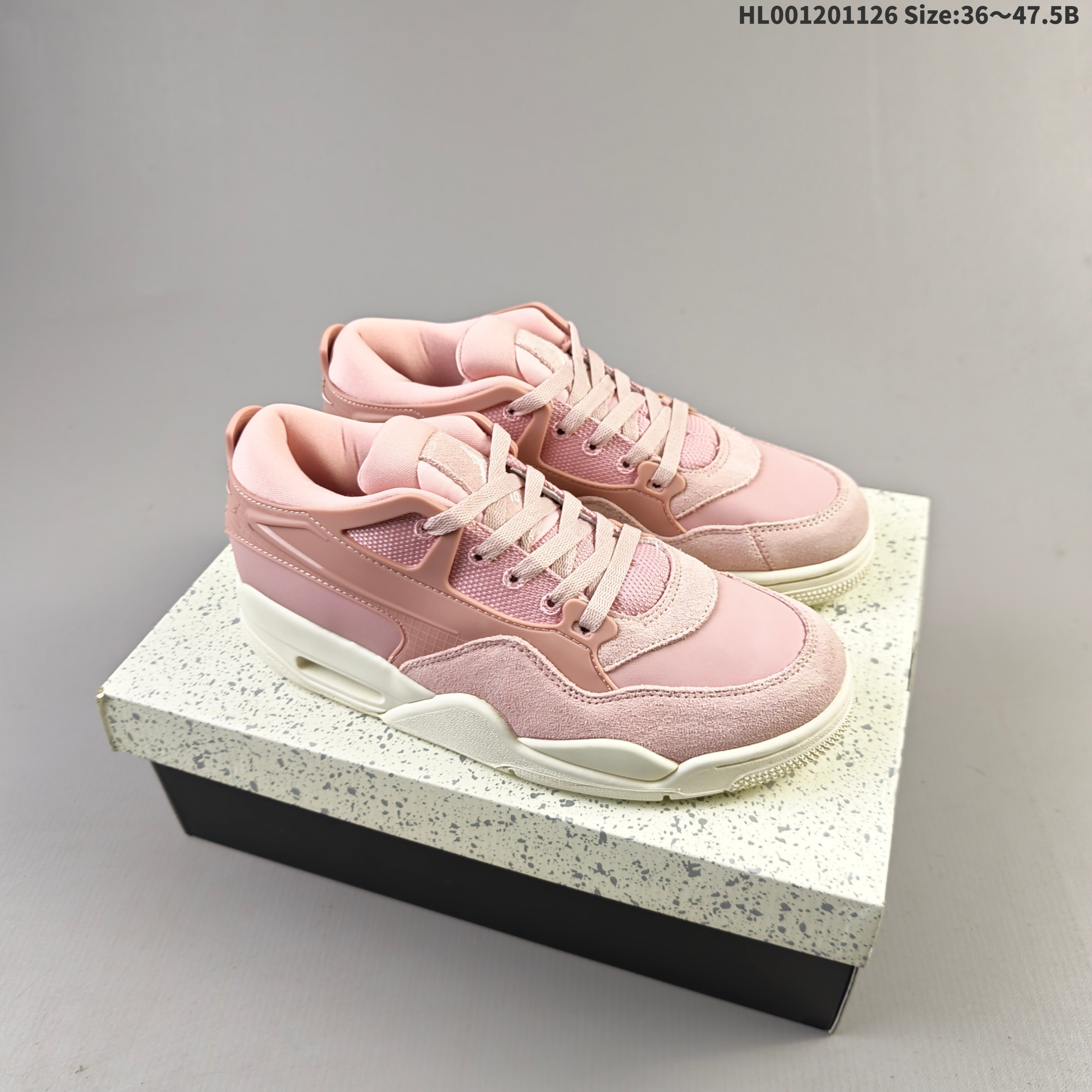 Air Jordan 4 RM "Pink Oxford" AIR JORDAN 4 aj4 4 — AAA Quality Replica