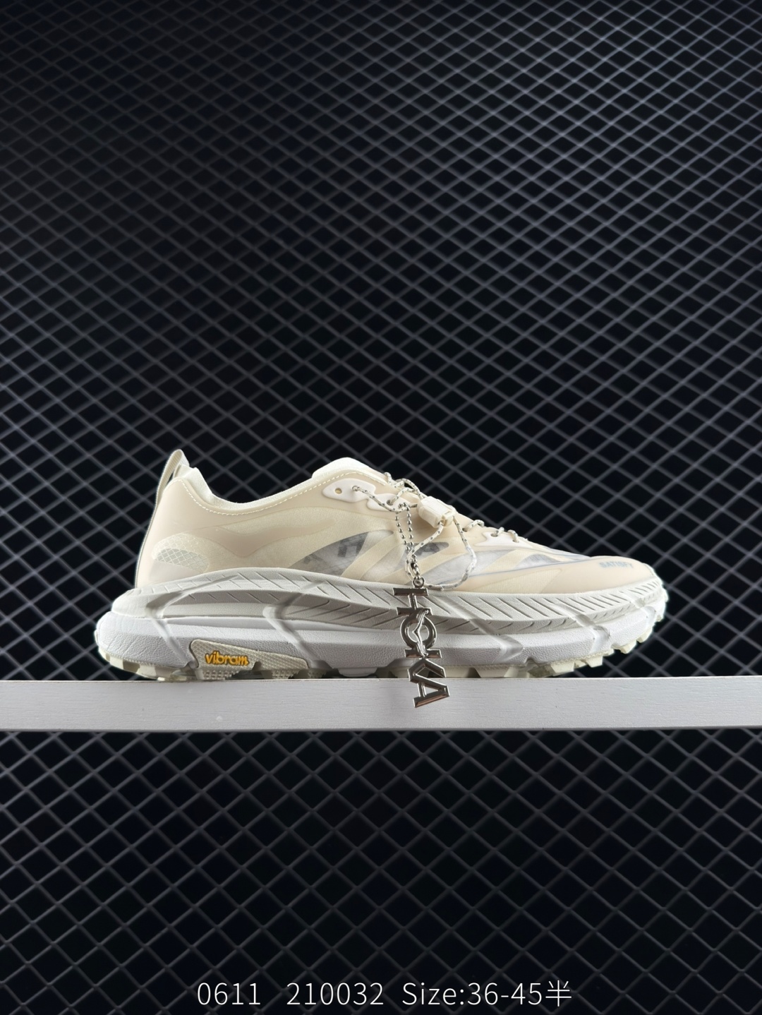 HOKA ONE ONE Mafate Speed 4 Satisfy Cream White Off White EU 36-45 Trail Shoe Trail Running Sneakers - Unisex BS-86604