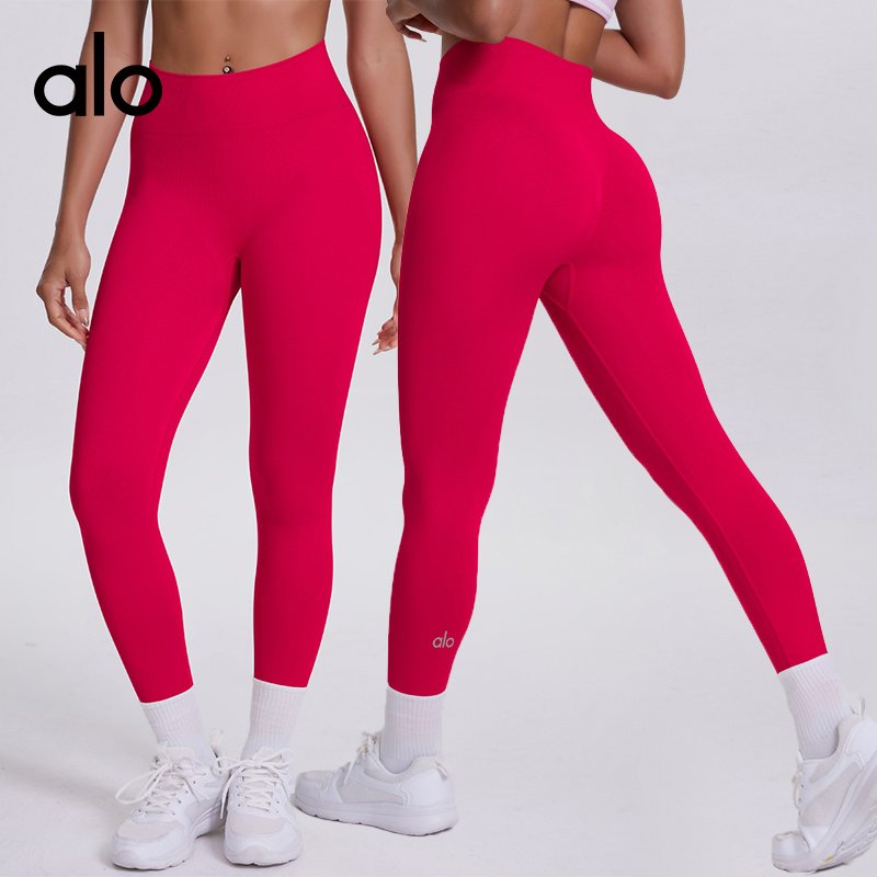 Alo Leggings aloyoga high waist slimming yoga pants Pilates belly tightening butt lifting fitness yoga pants