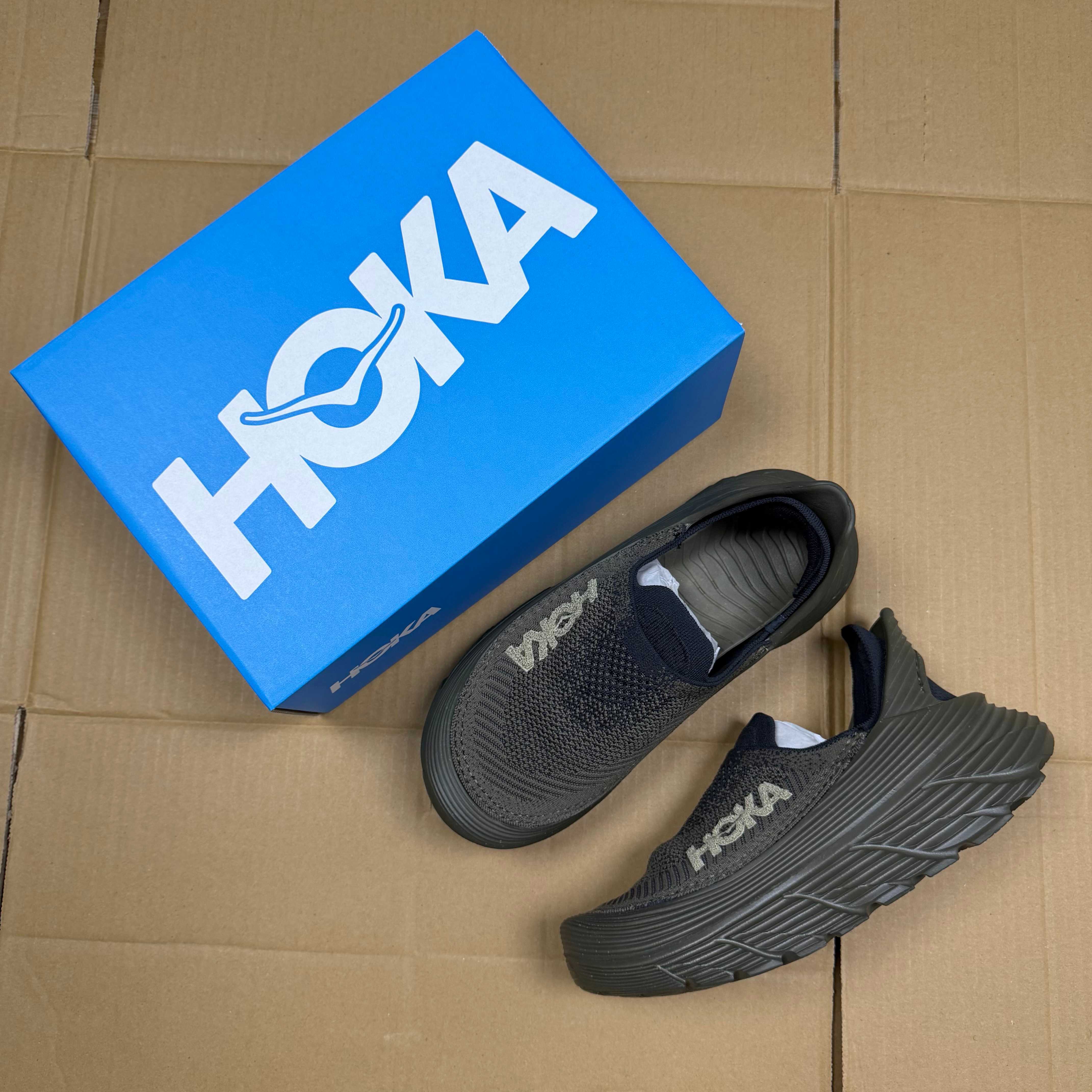 HOKA Restore TC Dark Olive Black Sneaker Casual Sneakers BS-86933