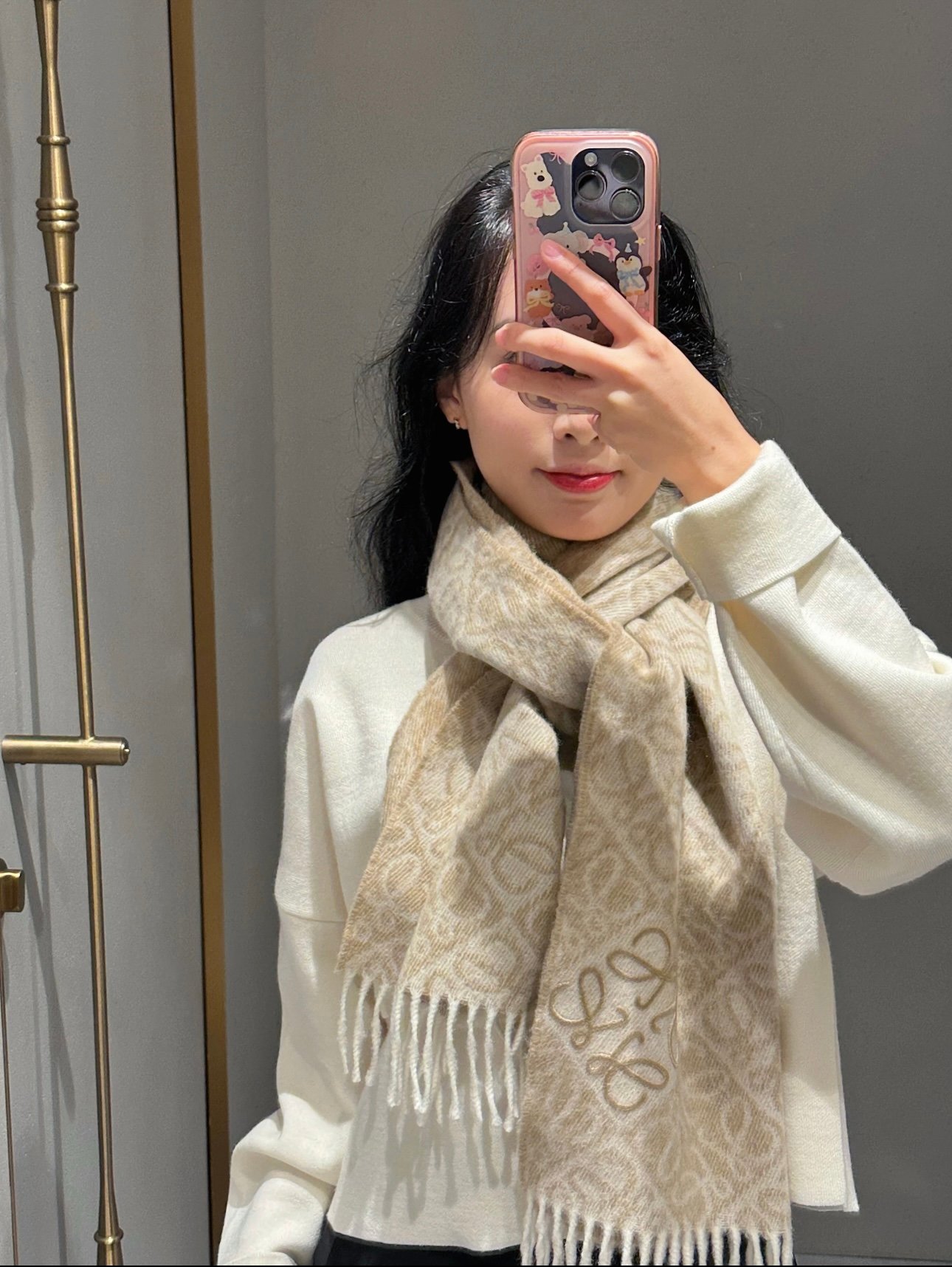 Loewe scarf LoeweLOEWE2025 Anagram