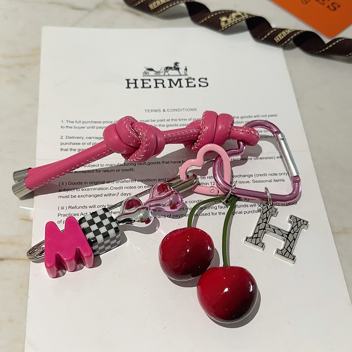 Hermes Jewelry New Hermes Keychain Hermes Charm Keychain Hermes 1:1 k Keychain