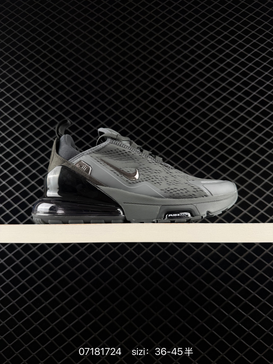 Nike Air Max 270 Grey Black White Pink Red EU 36-45 Running Unisex BS-70185