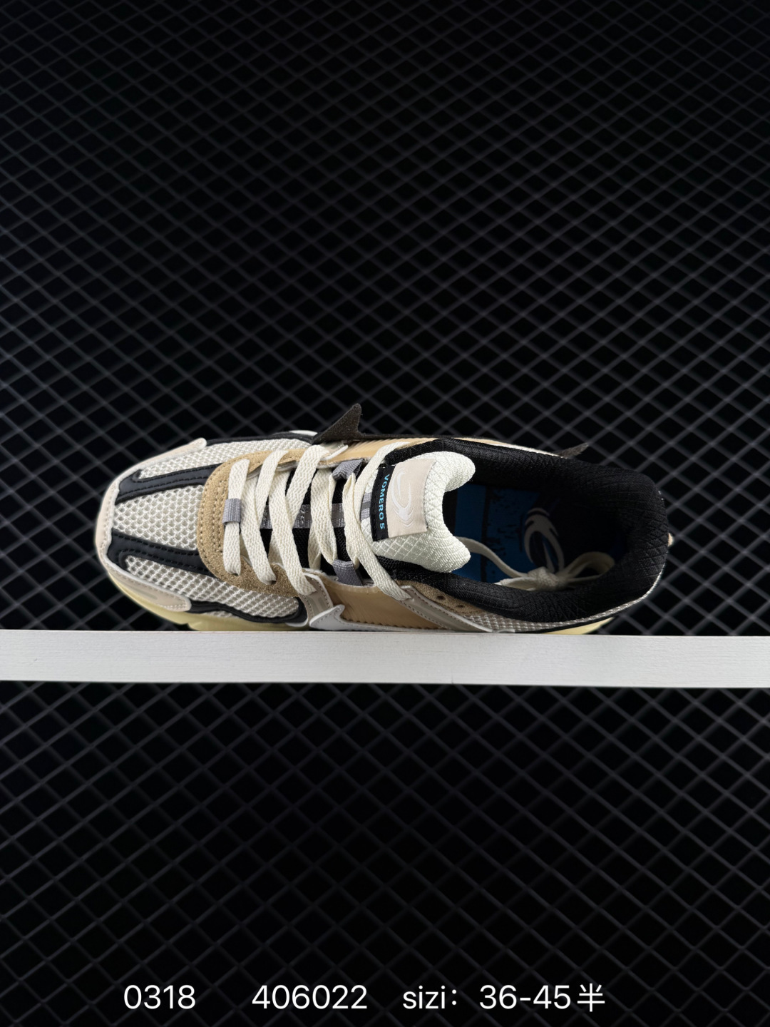 Nike Zoom Vomero 5 Beige Cream White Black 36-45 Running Unisex BS-72587