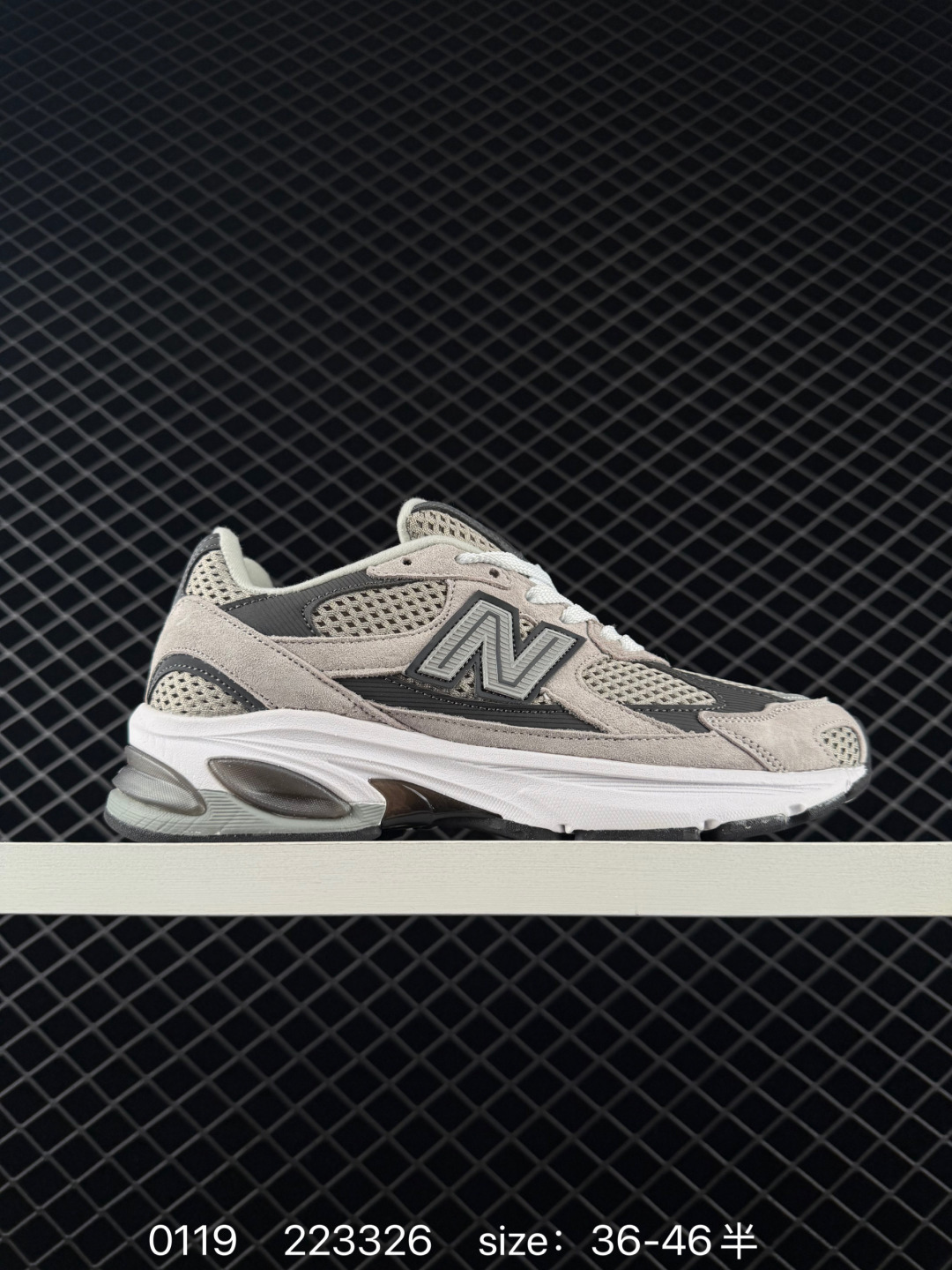 New Balance 2010 Grey Dark Grey White EU 36-46 Sneaker Unisex BS-82376
