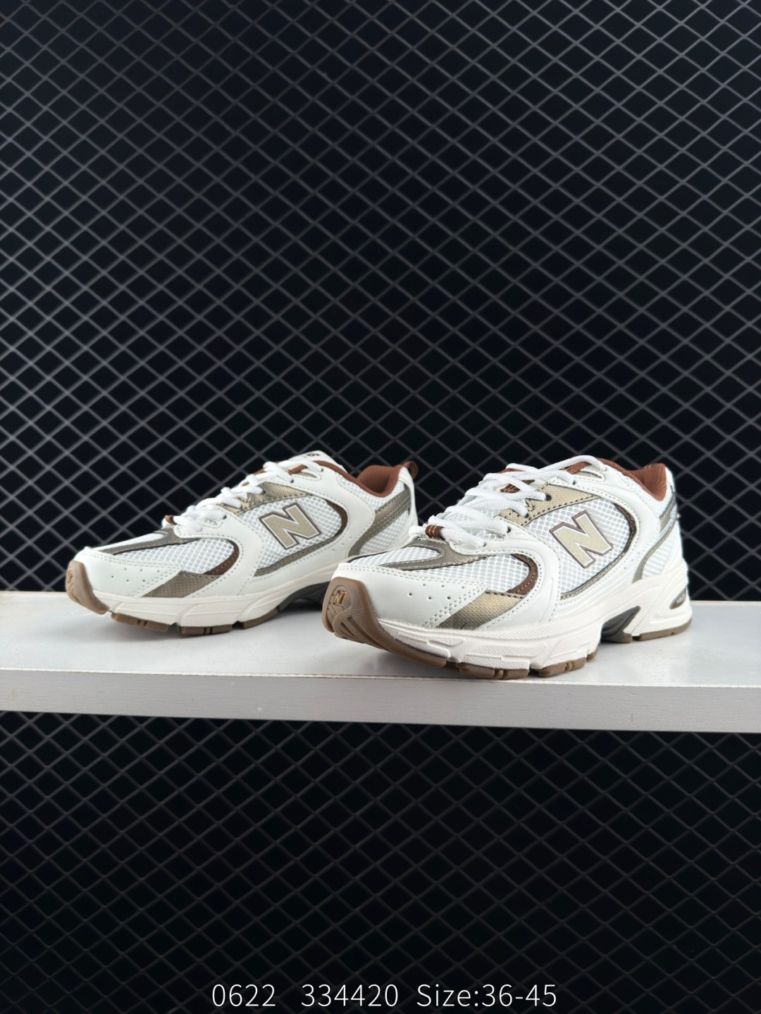 New Balance 530 White Brown Gold EU 36-45 Sneaker Unisex BS-83266