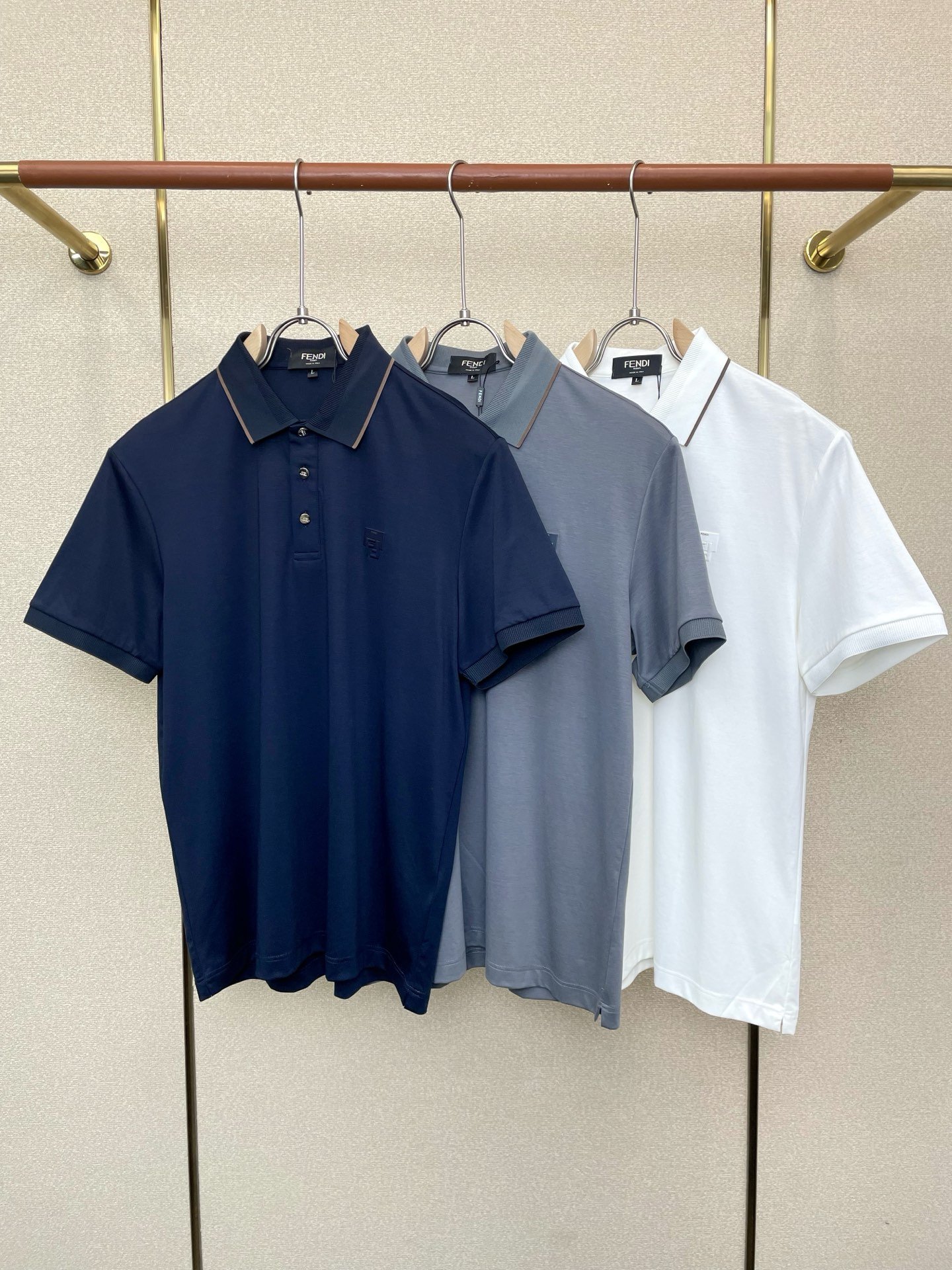 FENDIFendi Men's Polo Factory Men's M-4XL