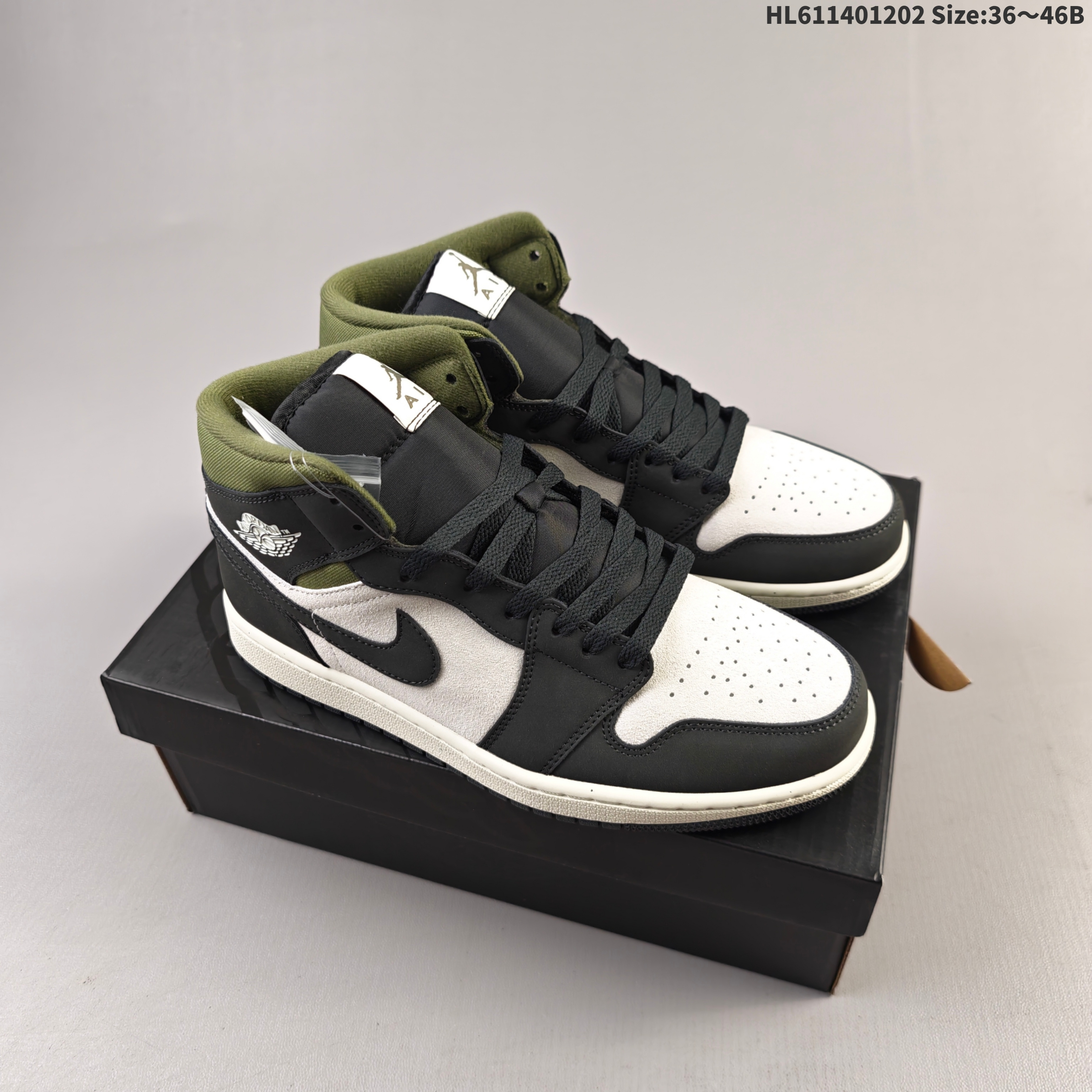 Nike Air Jordan 1 Retro High OG”Black/White“AIR JORDAN DR6492-102 HL6 — 1:1 Replica For Sale