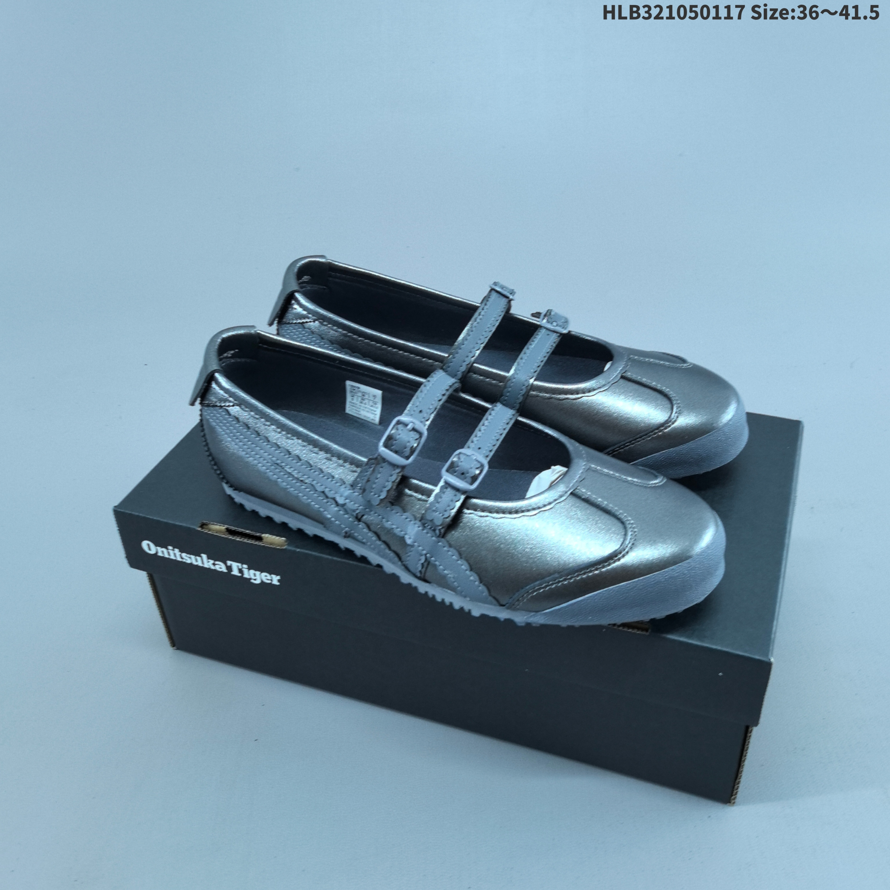 Onitsuka Tiger MEXICO TGRS 3 Metallic Silver Gray EU 36-41 5 Sneaker Casual Sneakers Unisex BS-69058