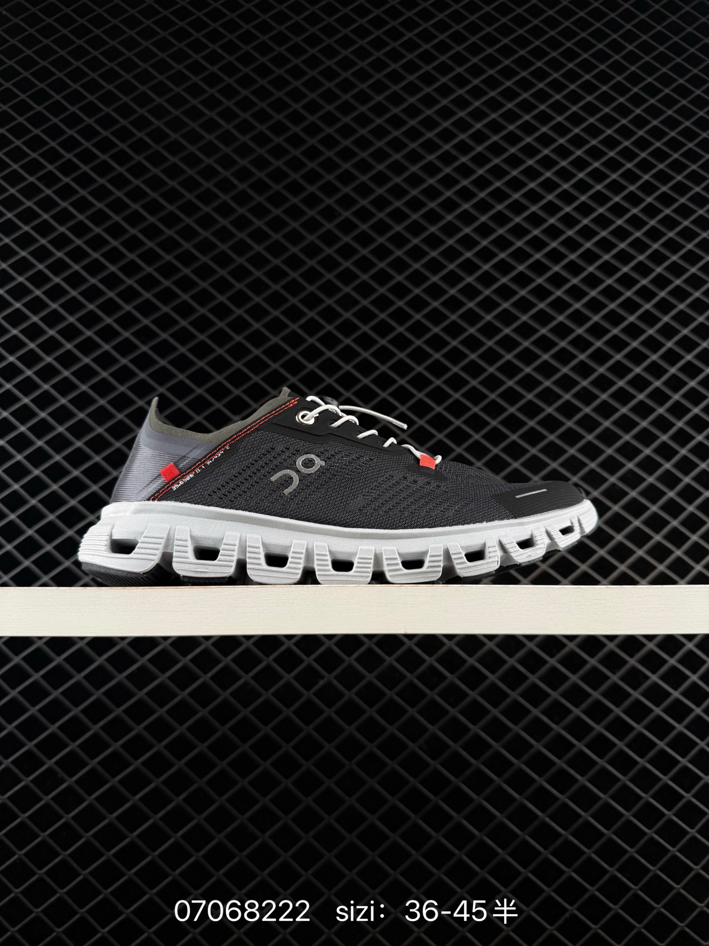 On Cloud 5 Black White Red EU 36-45 Running Shoe Running Sneakers - Unisex BS-85072