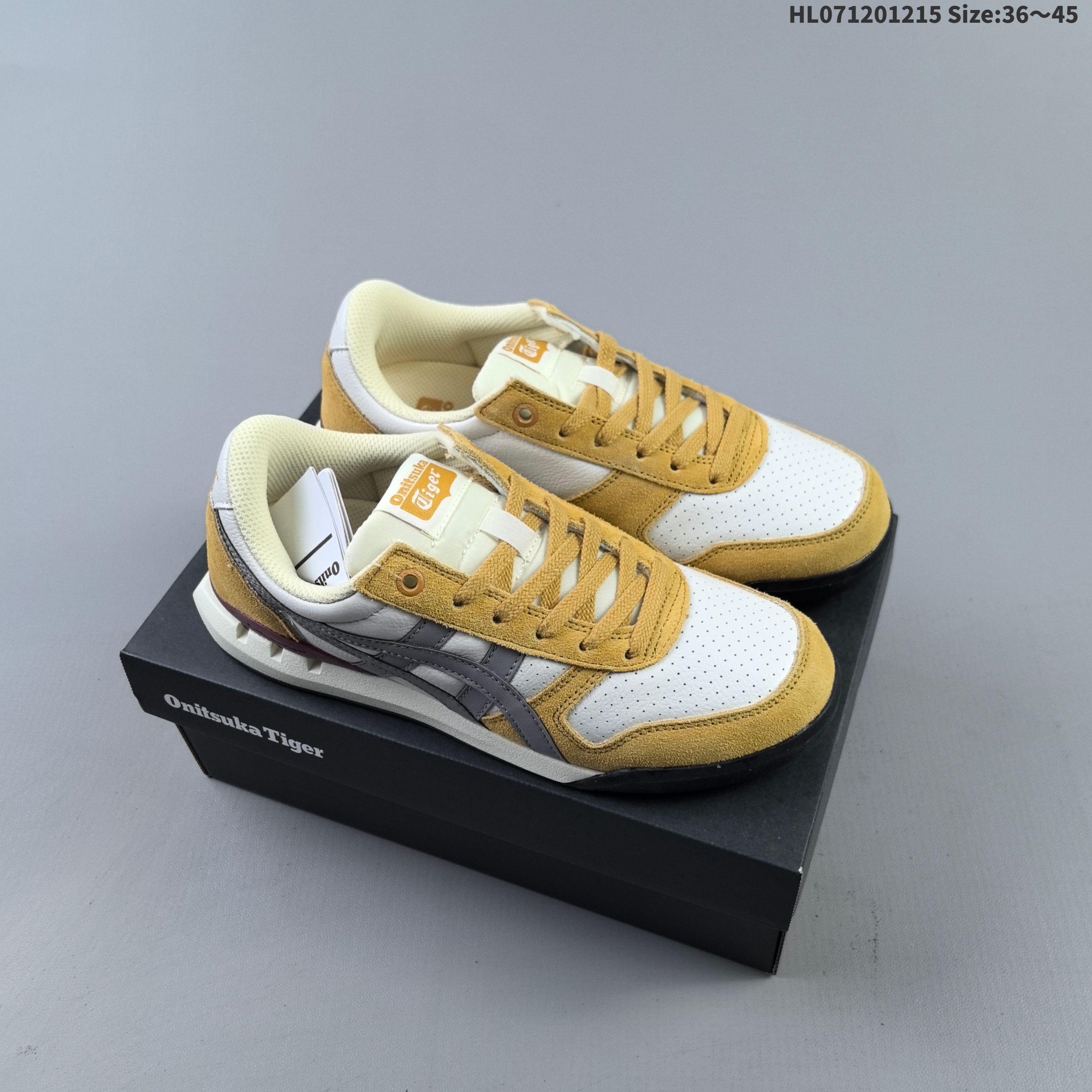 Onitsuka Tiger Ultimate 81 EX White Brown Black Yellow EU 36-45 Sneaker Casual Sneakers Unisex BS-69151