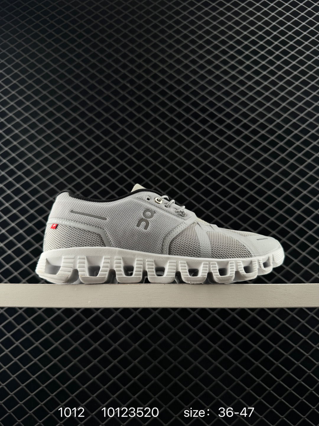 On Cloud 5 Grey Black White EU 36-47 Running Shoe Running Sneakers - Unisex BS-85484