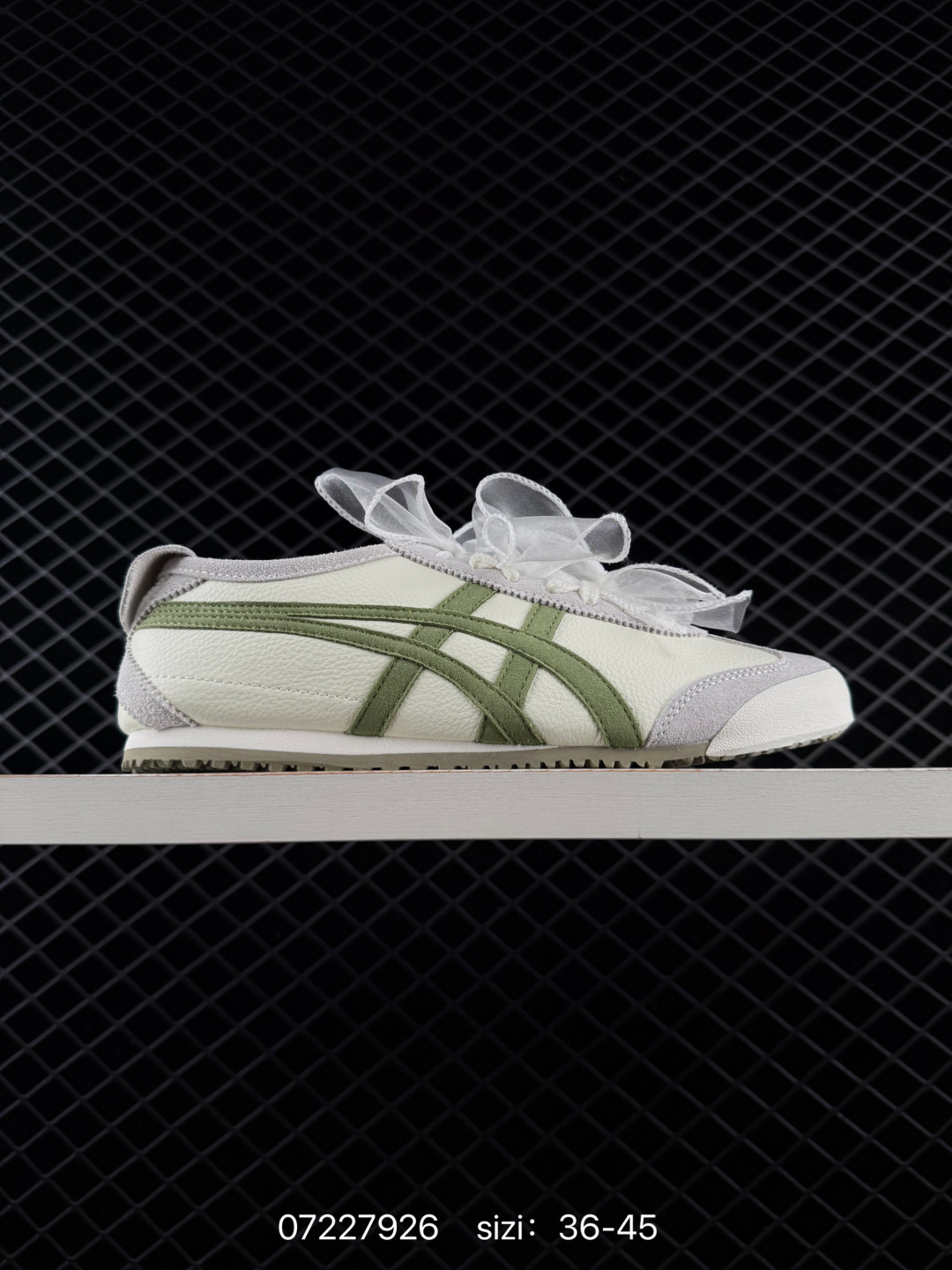 ASICS Onitsuka Tiger MEXICO 66 Off White Light Green Grey EU 36-45 Sneaker Casual Sneakers - Unisex BS-81715