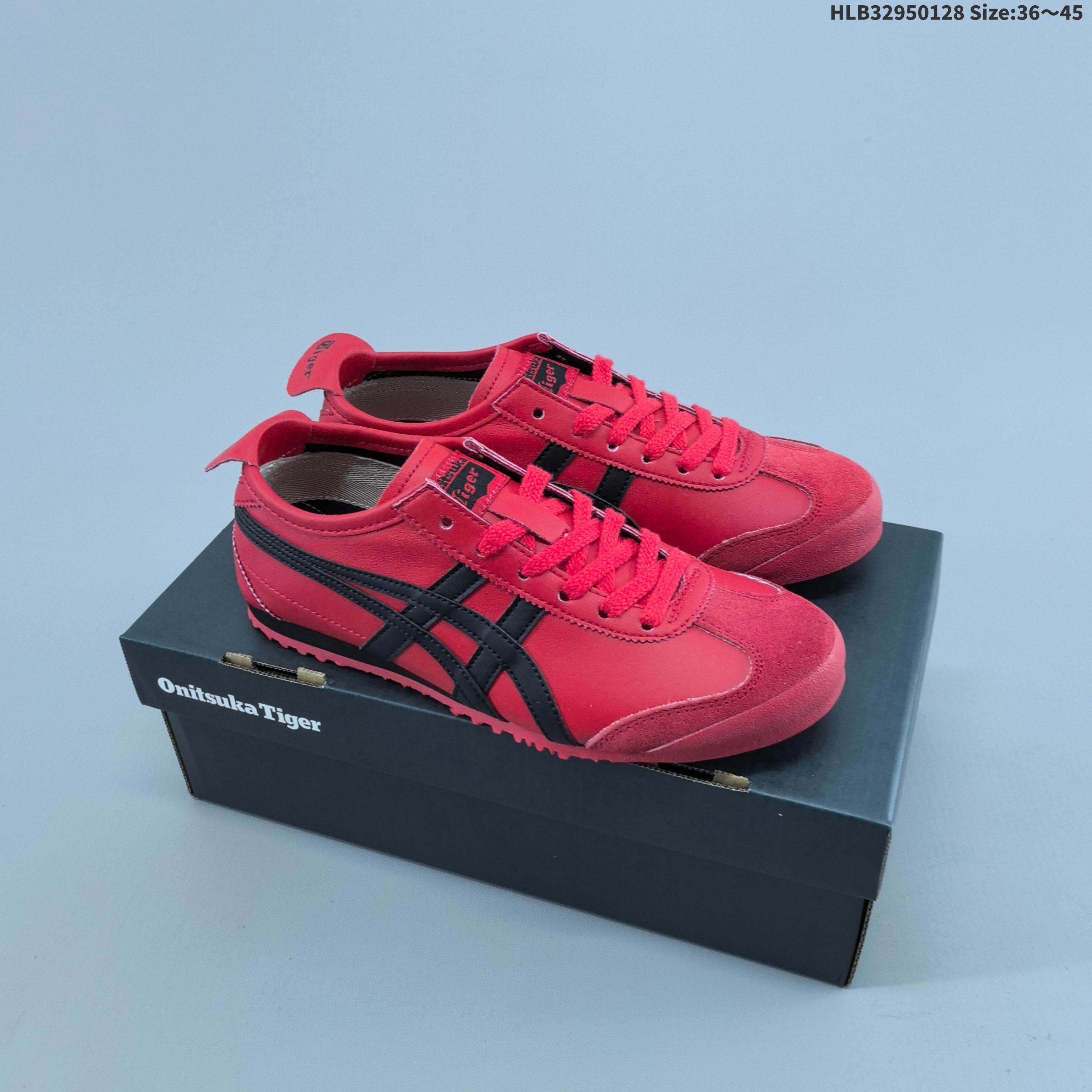Onitsuka Tiger Mexico 66 NIPPON MADE 1183 C102 600 Red Black EU 36-45 Sneaker Casual Sneakers - Unisex BS-69030