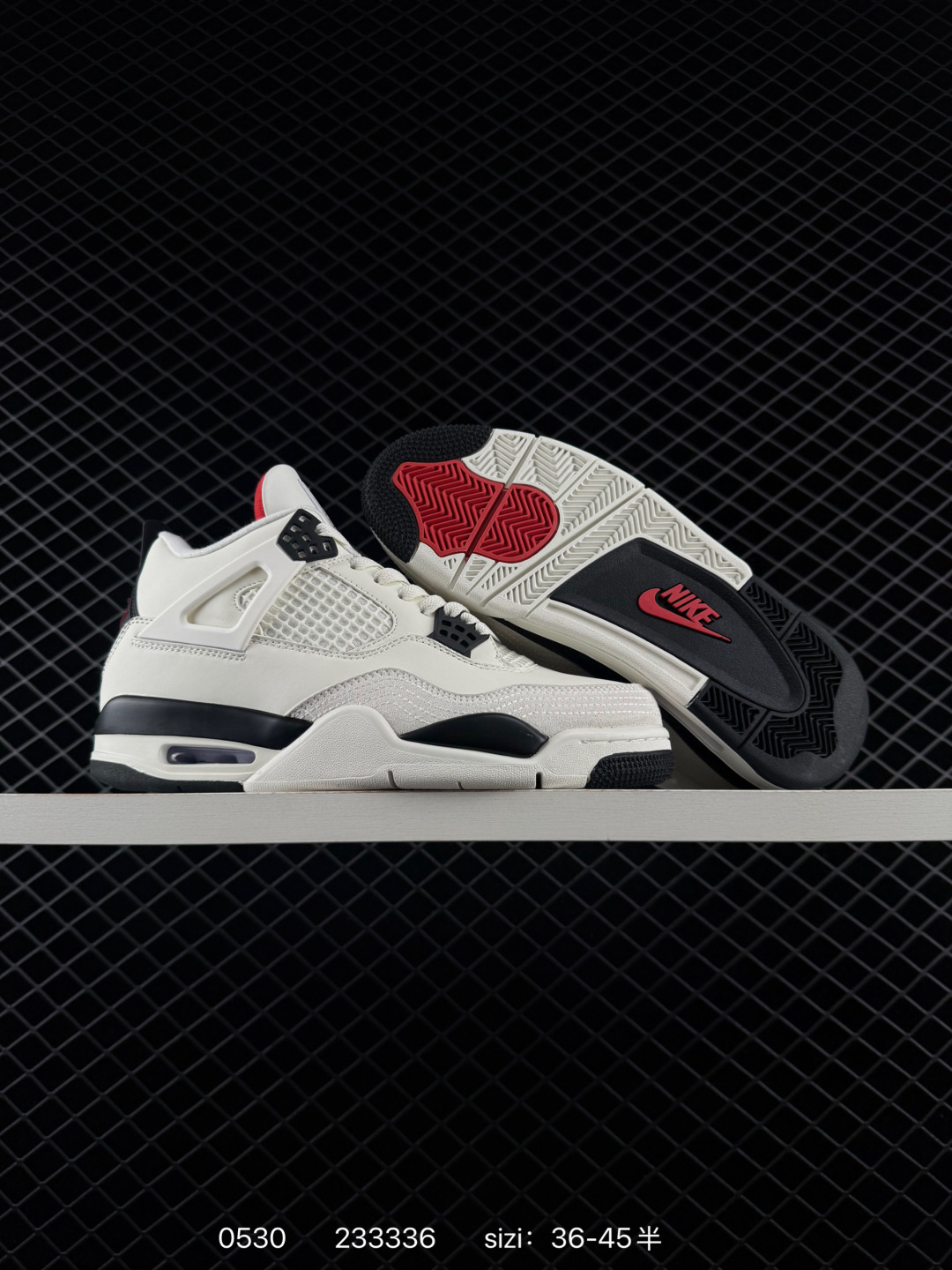 Air Jordan 4 Retro "Sierra Red" WMNS AIR JORDAN 4 aj4 4 — AAA Quality Replica