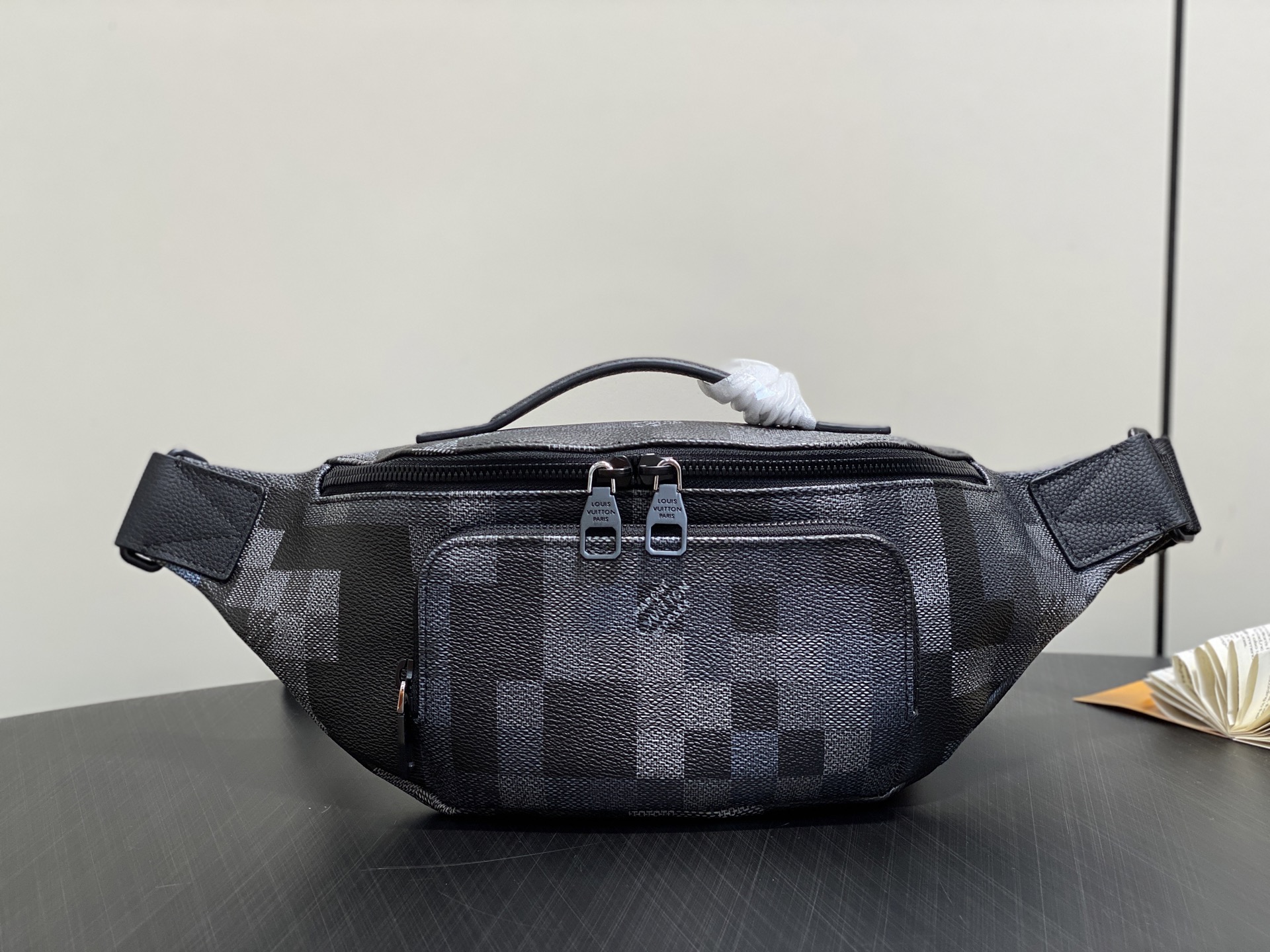 purse M14920 RUSH Damoflage Black Damier 15 x 8 x 30 — 1:1 Replica