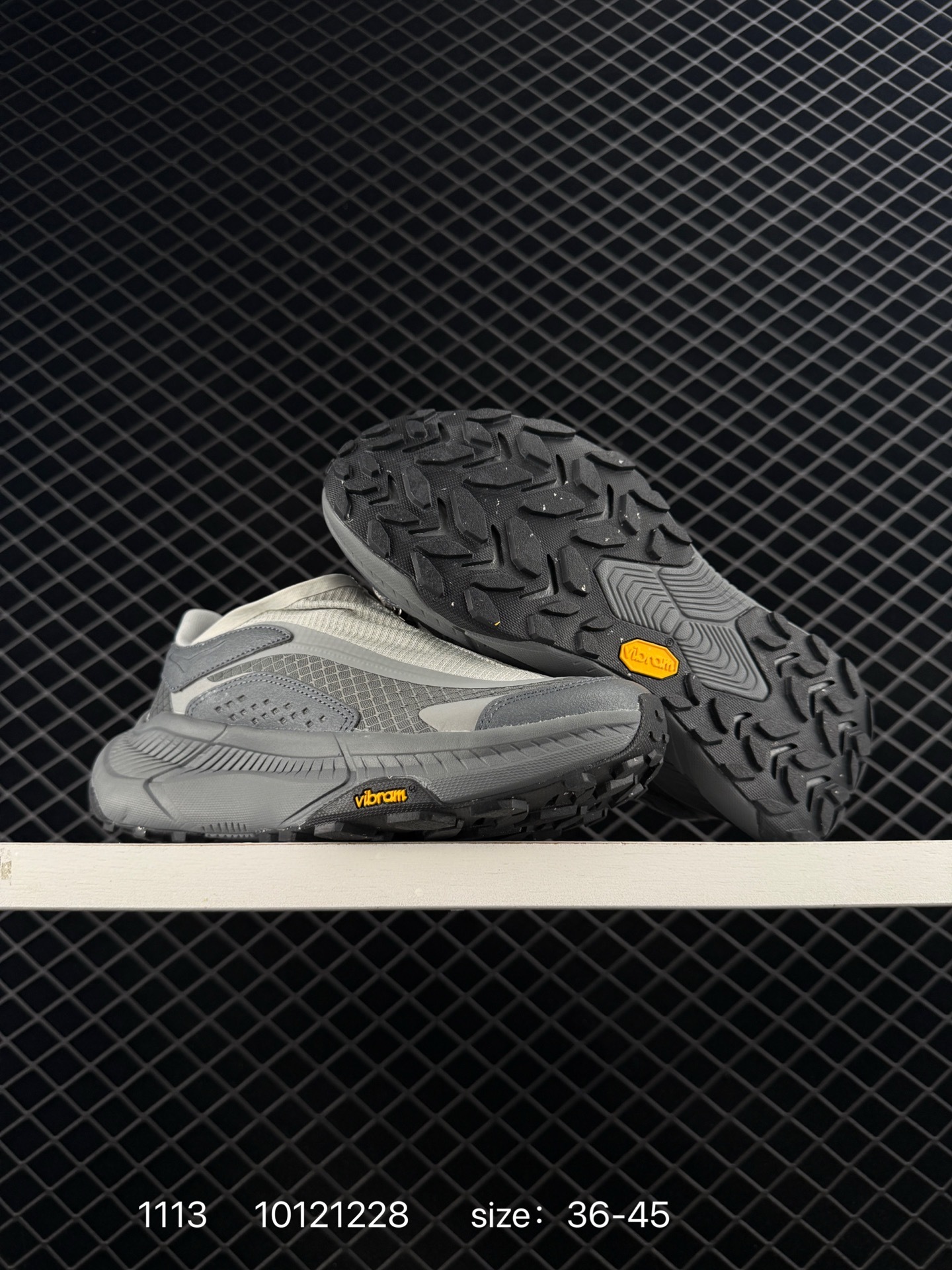 HOKA ONE ONE Tor Summit Grey Black Yellow EU 36-45 Trail Shoe Trail Running Sneakers - Unisex BS-86390