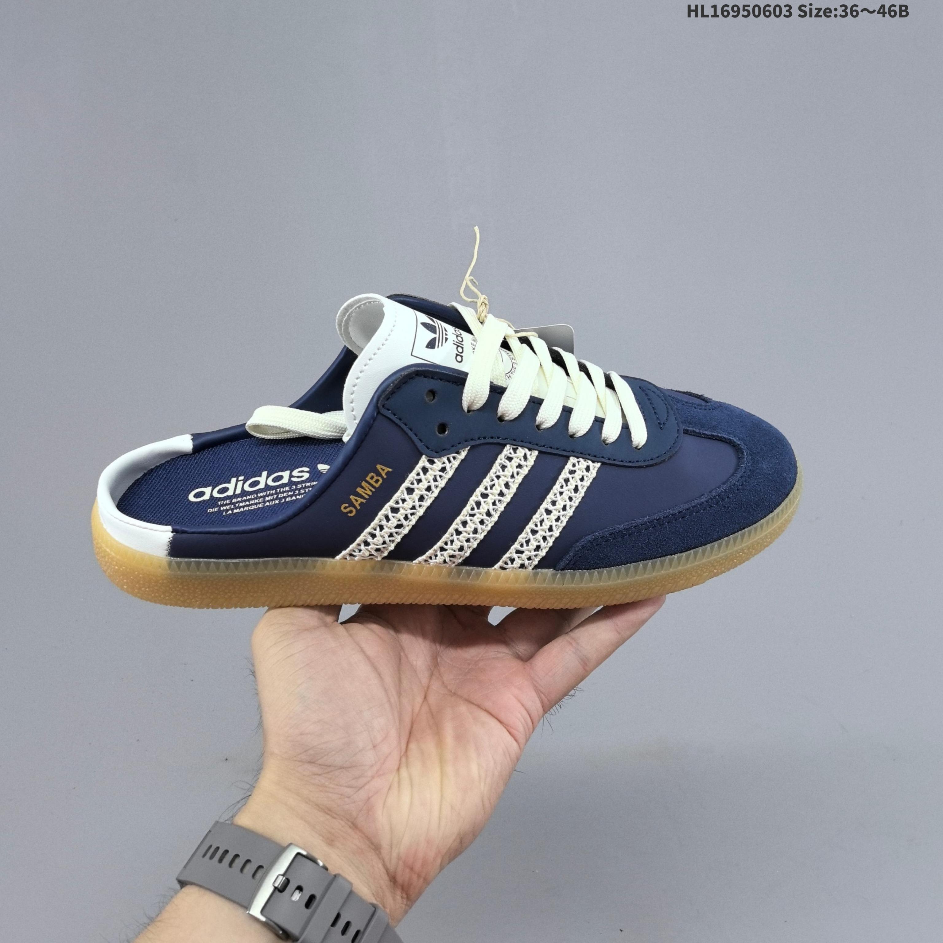 Adidas Originals Samba OG Mule:HP5053:36 — Premium Replica