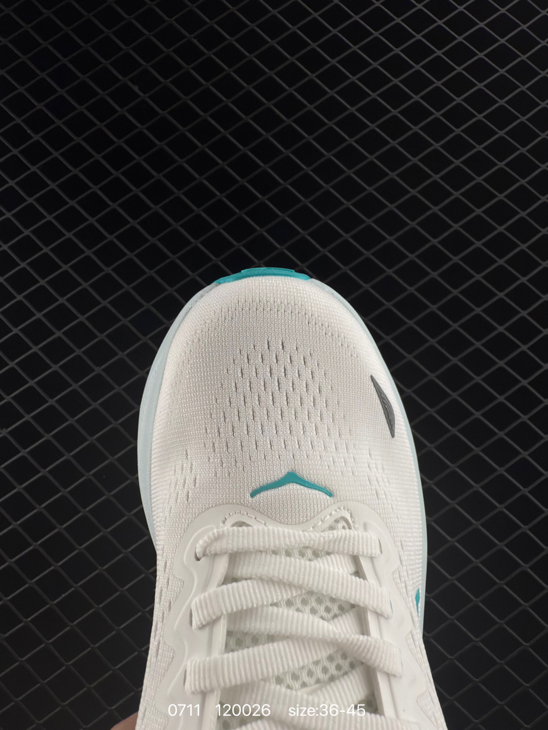 HOKA ONE ONE Bondi 9 White Light Blue Teal EU 36-45 Running Shoe Running Sneakers - Unisex BS-86561