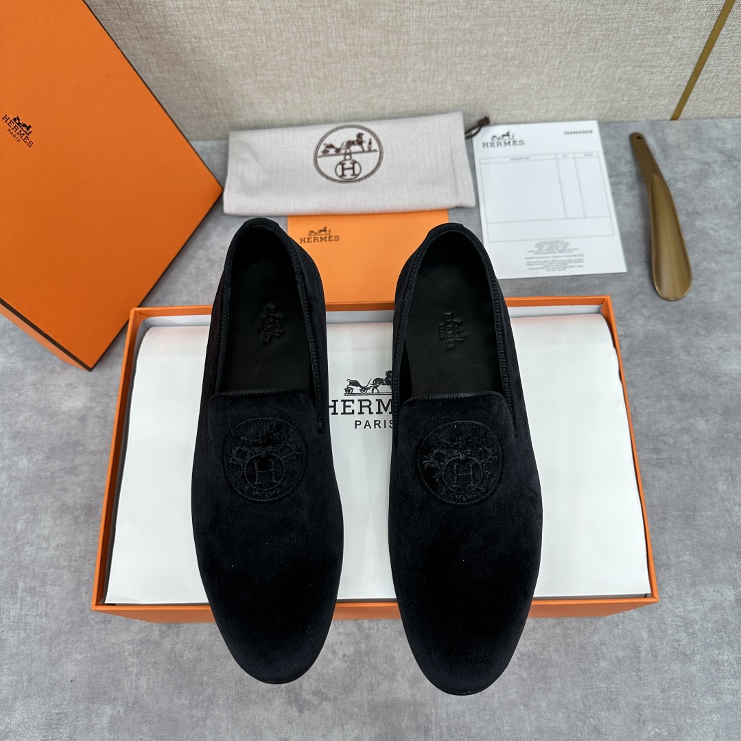 Hermes shoe Factory H New Arrival Herme* - julio RM B ¥11 150 Paris logo — 1:1 Replica For Sale