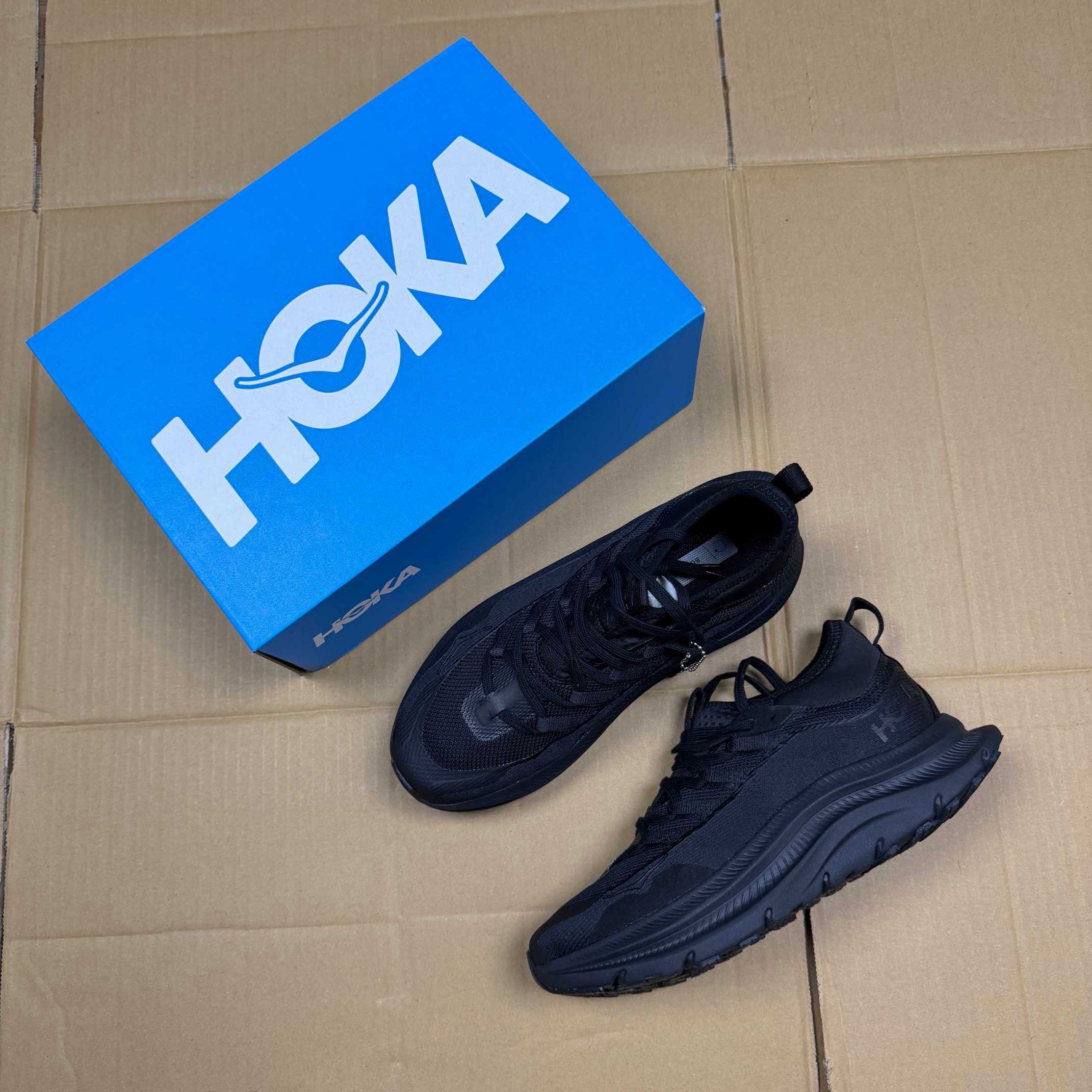 HOKA ONE ONE Kawana Mind 2 All Black Running Shoe Running Sneakers BS-86899