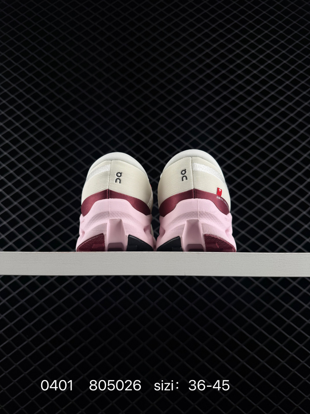 On Running Cloudtilt Ivory Light Pink Burgundy EU 36-45 Running Shoe Running Sneakers - Unisex BS-85377
