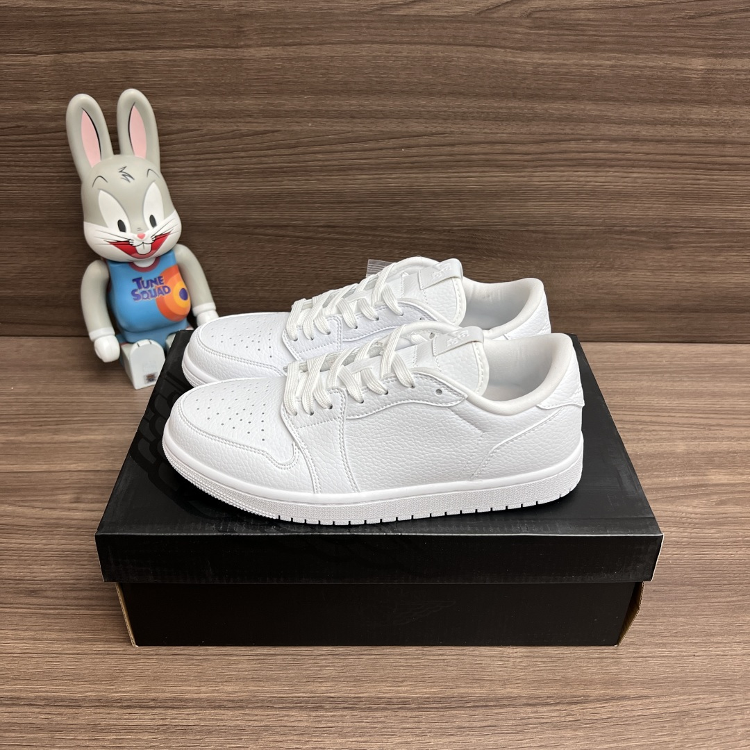 GGDB Jordan Air Jordan 1 Low Golf "Triple Blanc" Logo