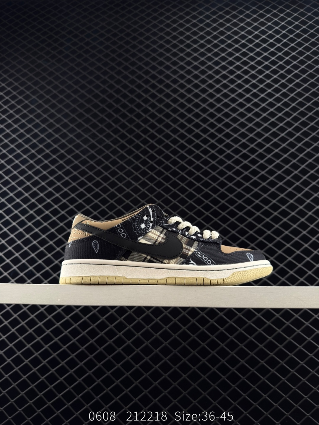 Travis Scott x Air Jordan 1 Low "Canary" AIR JORDAN 1 aj1 1 — AAA Quality Replica