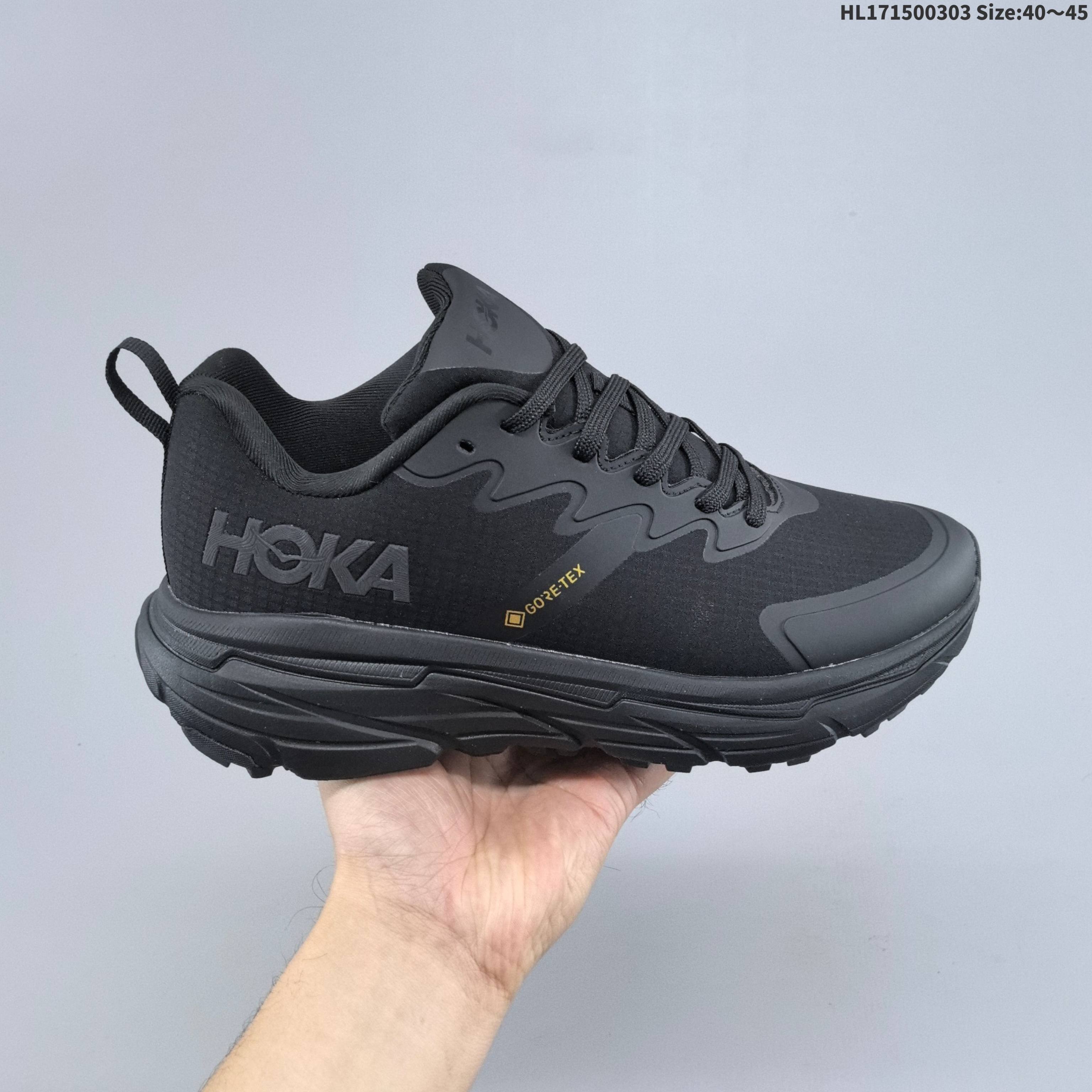 HOKA Challenger ATR 6 GTX Black Yellow EU 40-45 Trail Shoe Trail Running Sneakers - Men s BS-69389