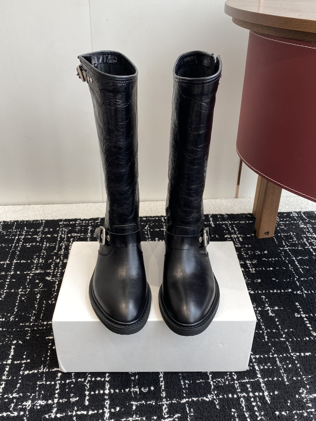 Golden Goose GGDB GOLDEN GOOSE 2025 New Black Silver Boot BS-87427