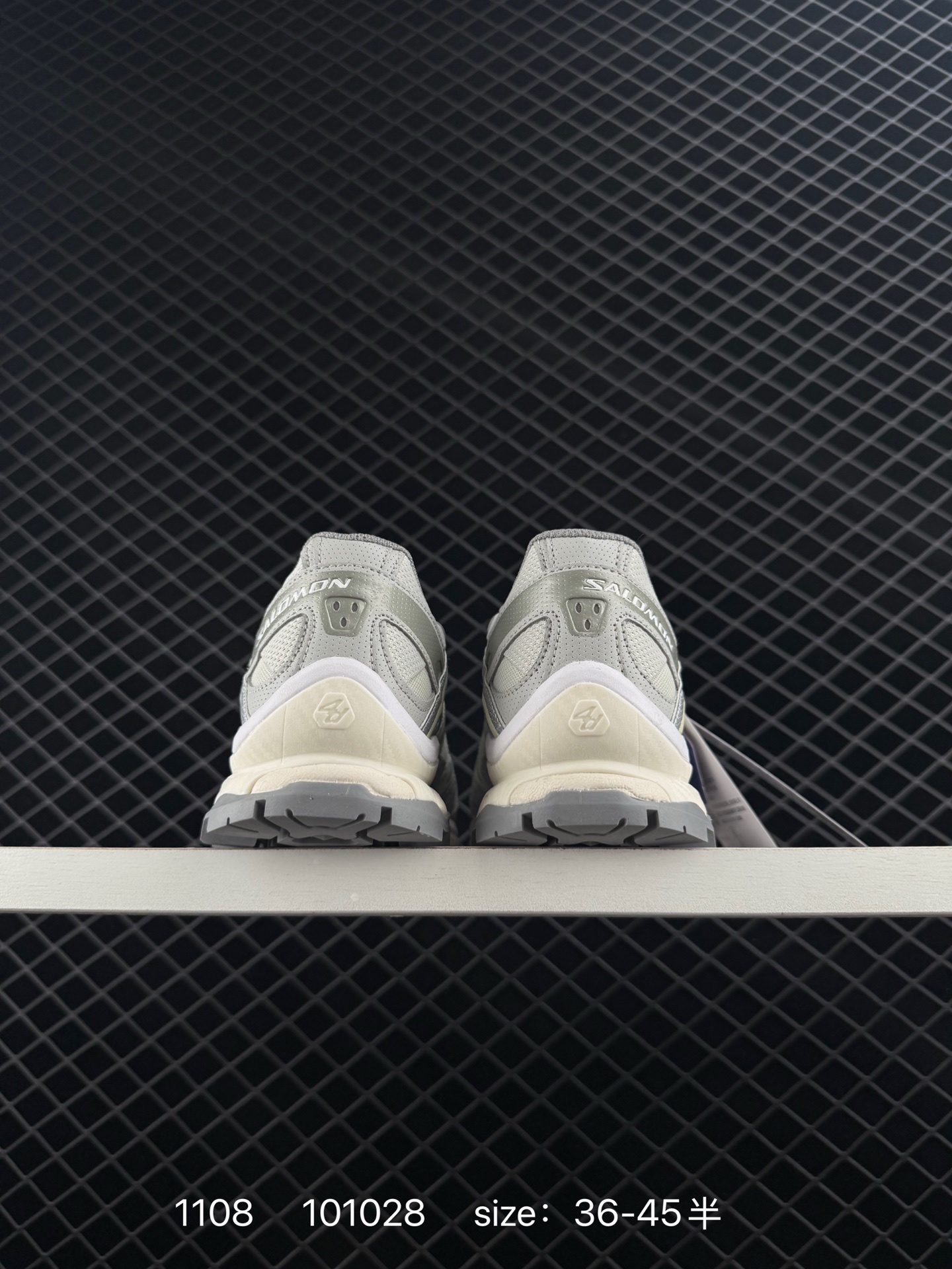 Salomon XT-6 SENSIFIT 3D ADVANCED Silver Grey Cream White EU 36-45 Running Shoe Running Sneakers - Unisex BS-85929