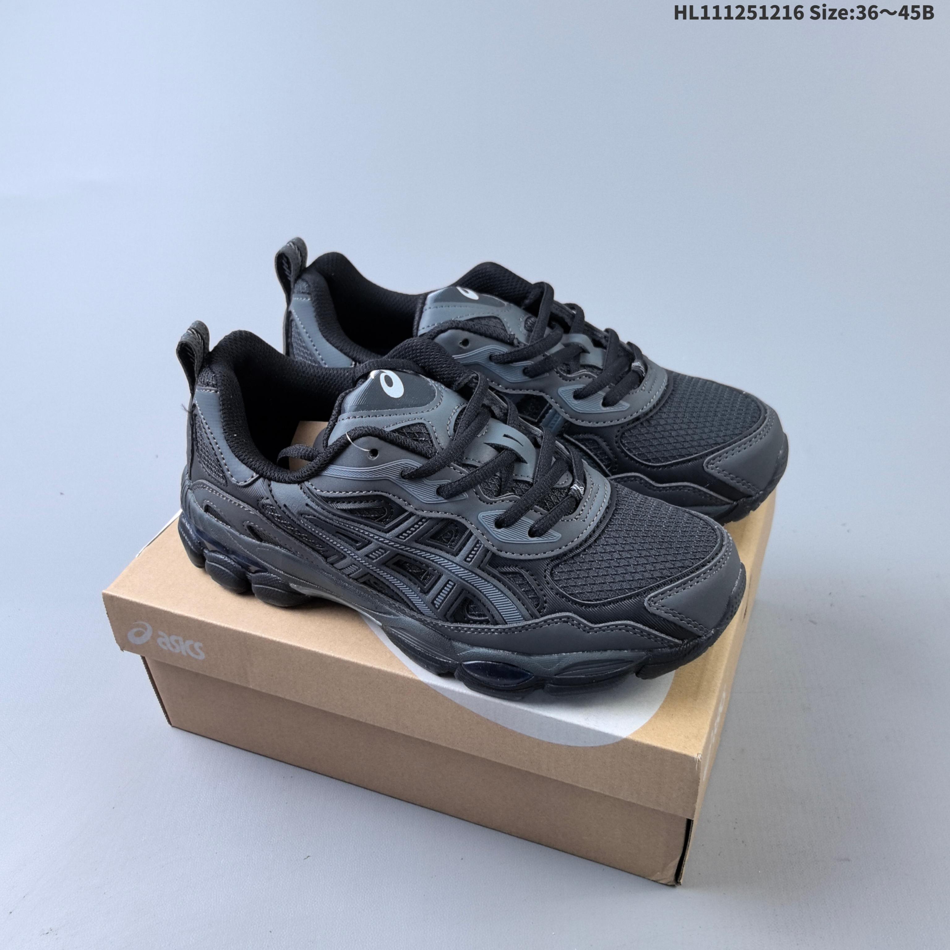 ASICS GEL-NYC AHAR Black Dark Grey EU 36-45 Running Shoe Running Sneakers - Unisex BS-69146