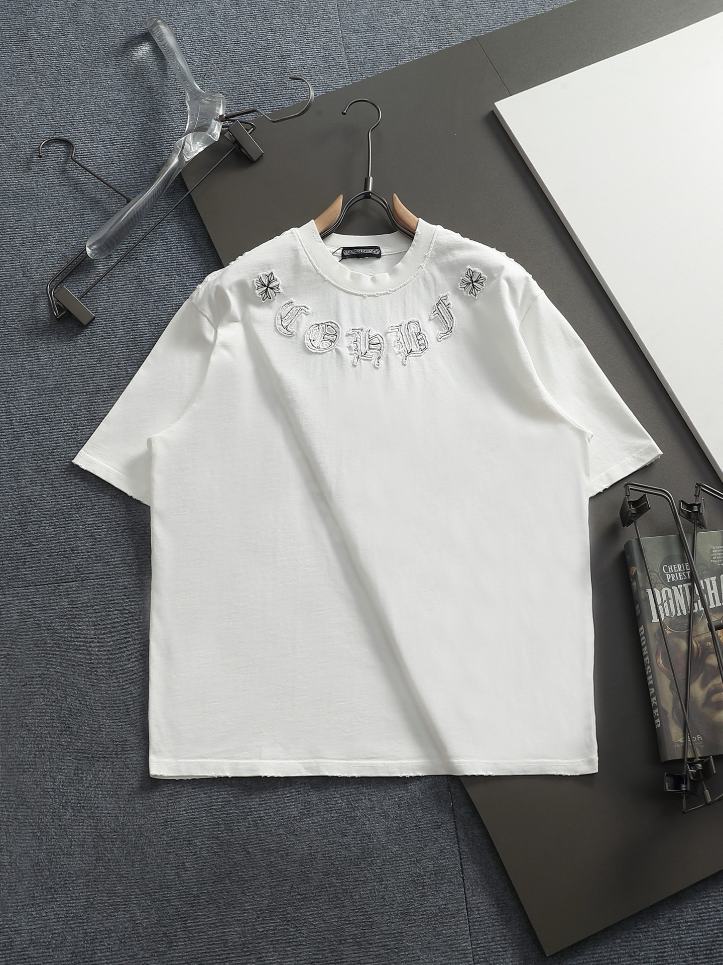 Chrome hearts men/Cro Heart 2025 Cross Patch Embroidery Summer New Original Single Counter American — Premium Replica