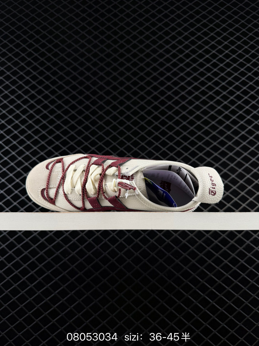 ASICS Onitsuka Tiger MEXICO 66 DIY Cream Burgundy Off White EU 36-45 Sneaker Casual Sneakers Unisex