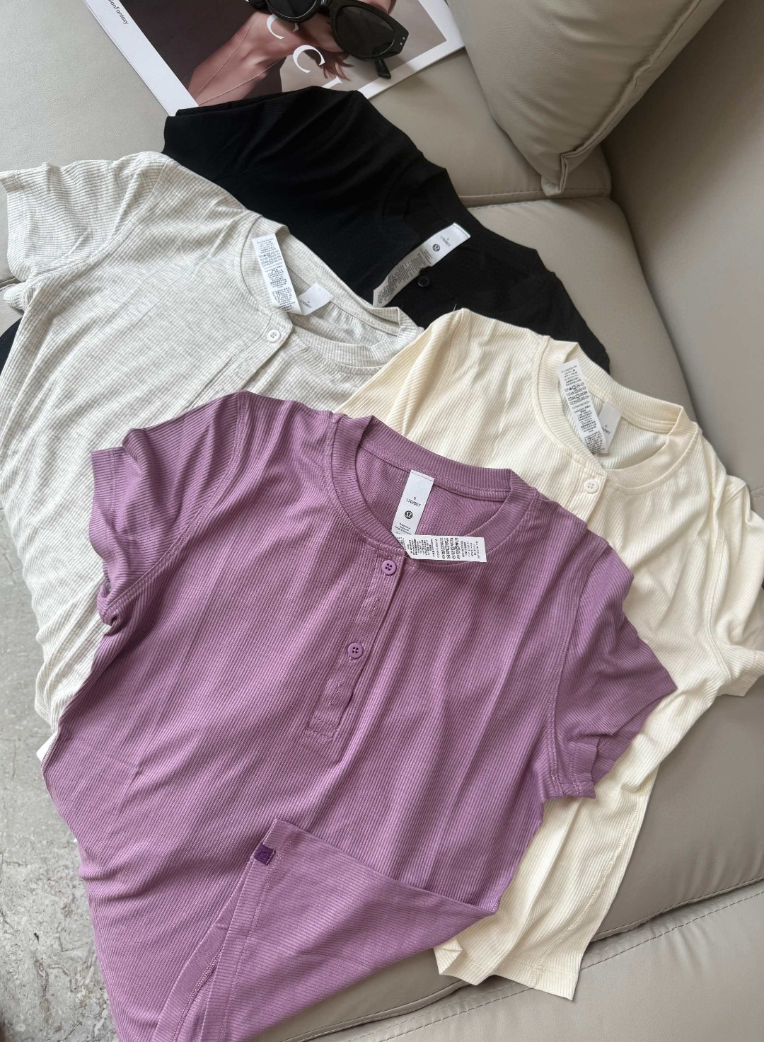 Lulu T-shirt Lululemon hold tight — 1:1 Replica For Sale