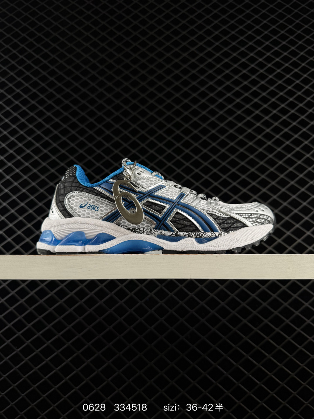 ASICS GEL NIMBUS 10 1 Silver Blue Black White EU 36 42 Running Shoe EU 36-42 Running Sneakers Unisex BS-81817