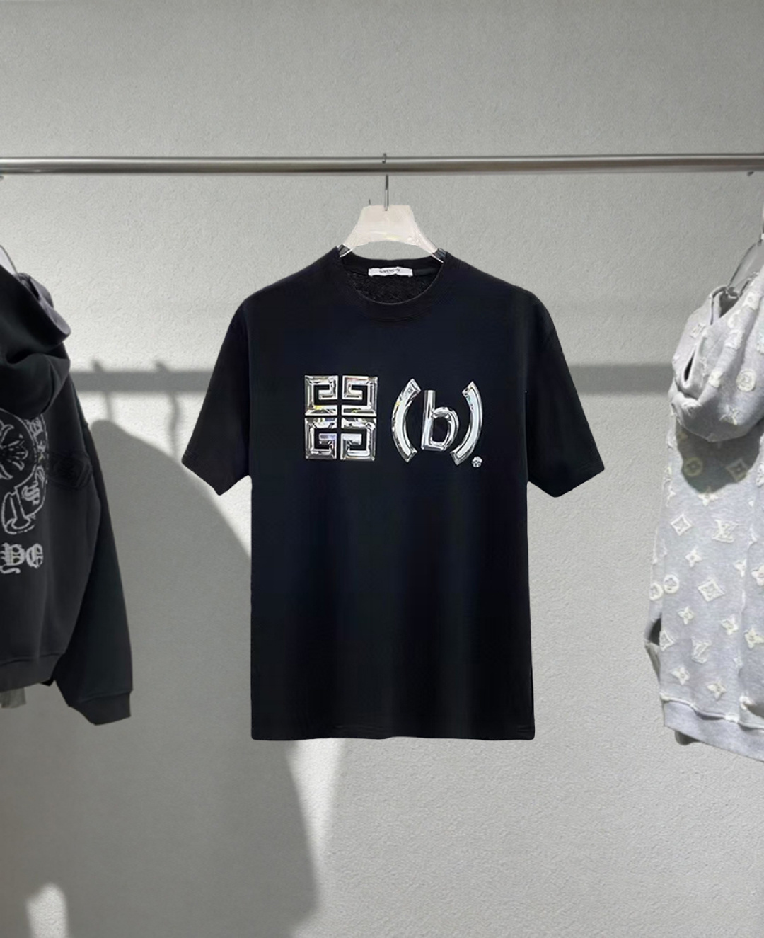 GVC men GIVENCHY 26 SS logo T 280g OS 48-56 173 143 48 — 1:1 Replica For Sale