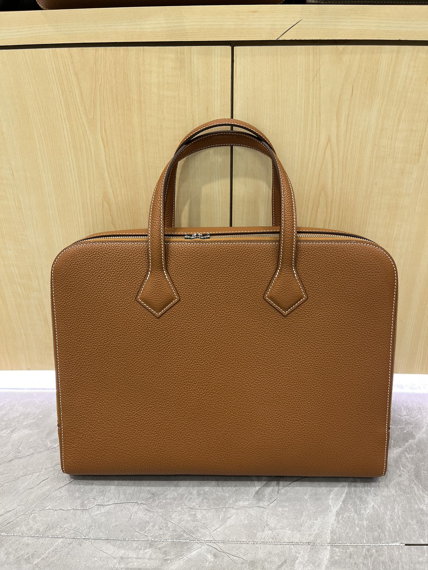 Hermès Plume 38 Gold 38cm briefcase photo 1