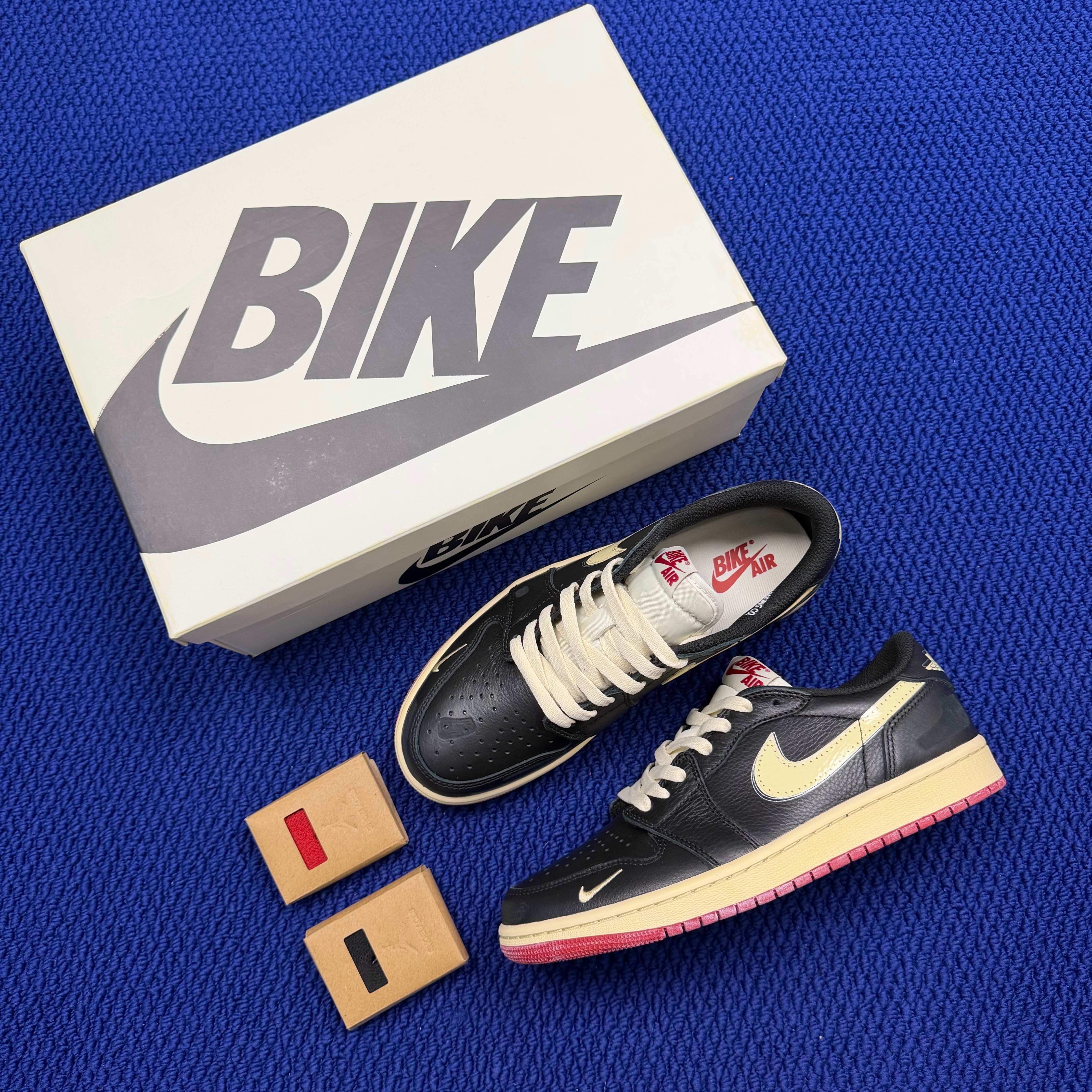 DT AJ1 Low Nigel Sylvester x Jordan Air Jordan 1 Retro Low IB8958-001 — Premium Replica