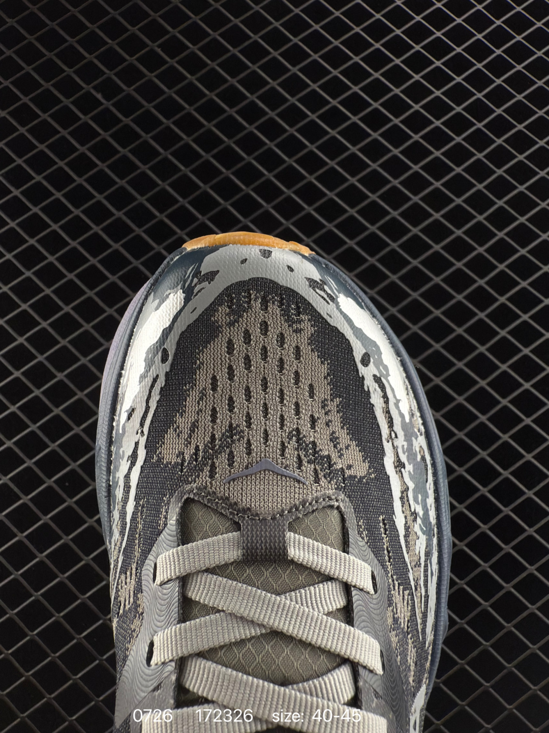 HOKA ONE ONE Stinson 7 Grey Black White Gum EU 40-45 Running Shoe Running Sneakers - Men s BS-86530