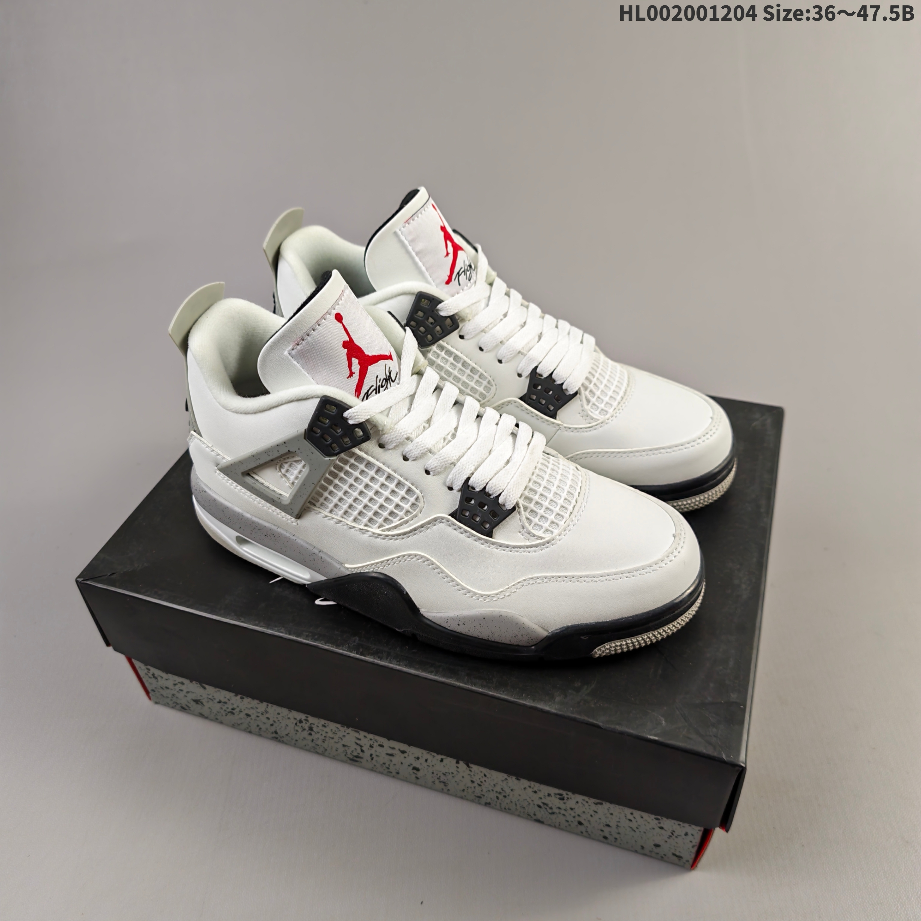 Air Jordan 4 Retro OG "White Cement" replica AIR JORDAN 4 aj4 4 replica