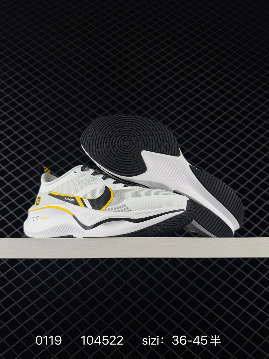 Nike Pegasus White Black Yellow EU 36-45 Running Unisex BS-73072