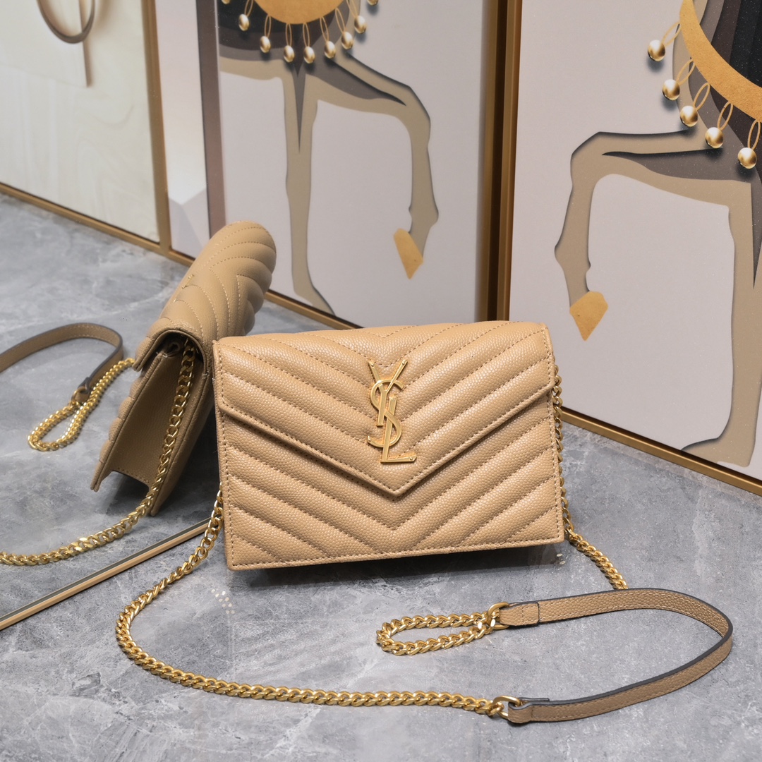 YSL bag YSL Saint Laurent LOOK logo ZP 20×17×6cm — 1:1 Replica For Sale