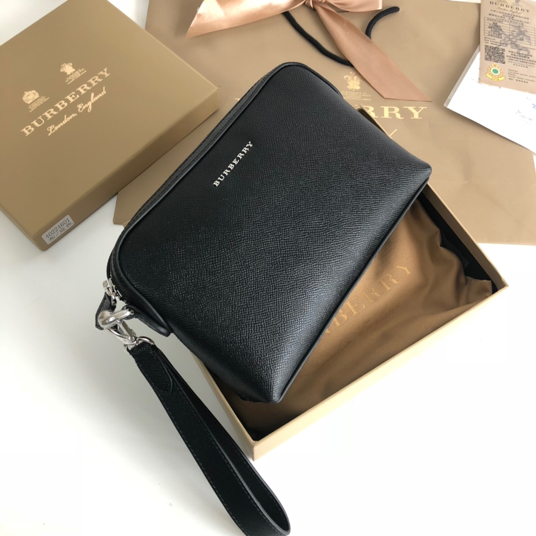 B's pure original men's handbag, low-key interpretation of luxury, personalized, built-in card slot, — Premium Replica