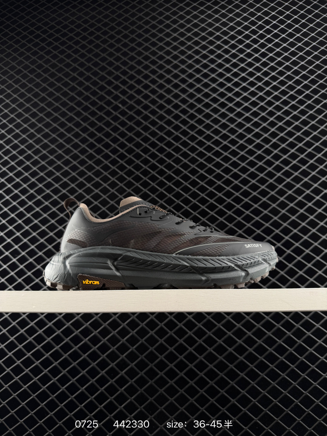 HOKA ONE ONE Mafate Speed 4 Lite STSFY Dark Brown Black Beige EU 36-45 Trail Shoe Trail Running Sneakers - Unisex BS-86534