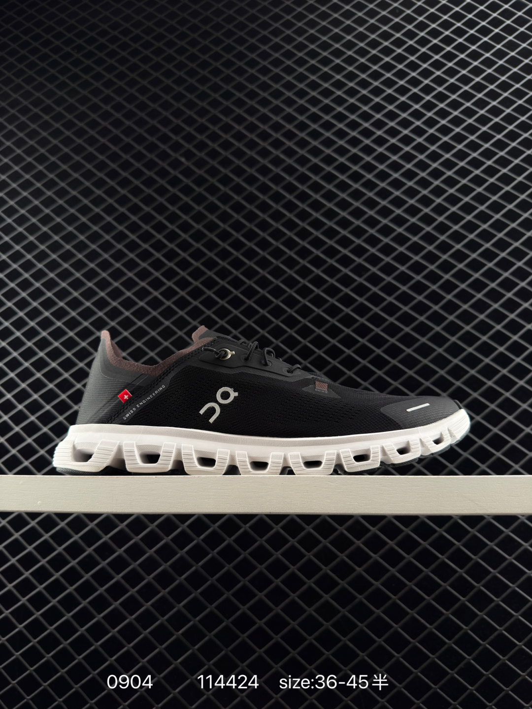 On Cloud 6 Coast Black White EU 36-45 Running Shoe Running Sneakers - Unisex BS-85502